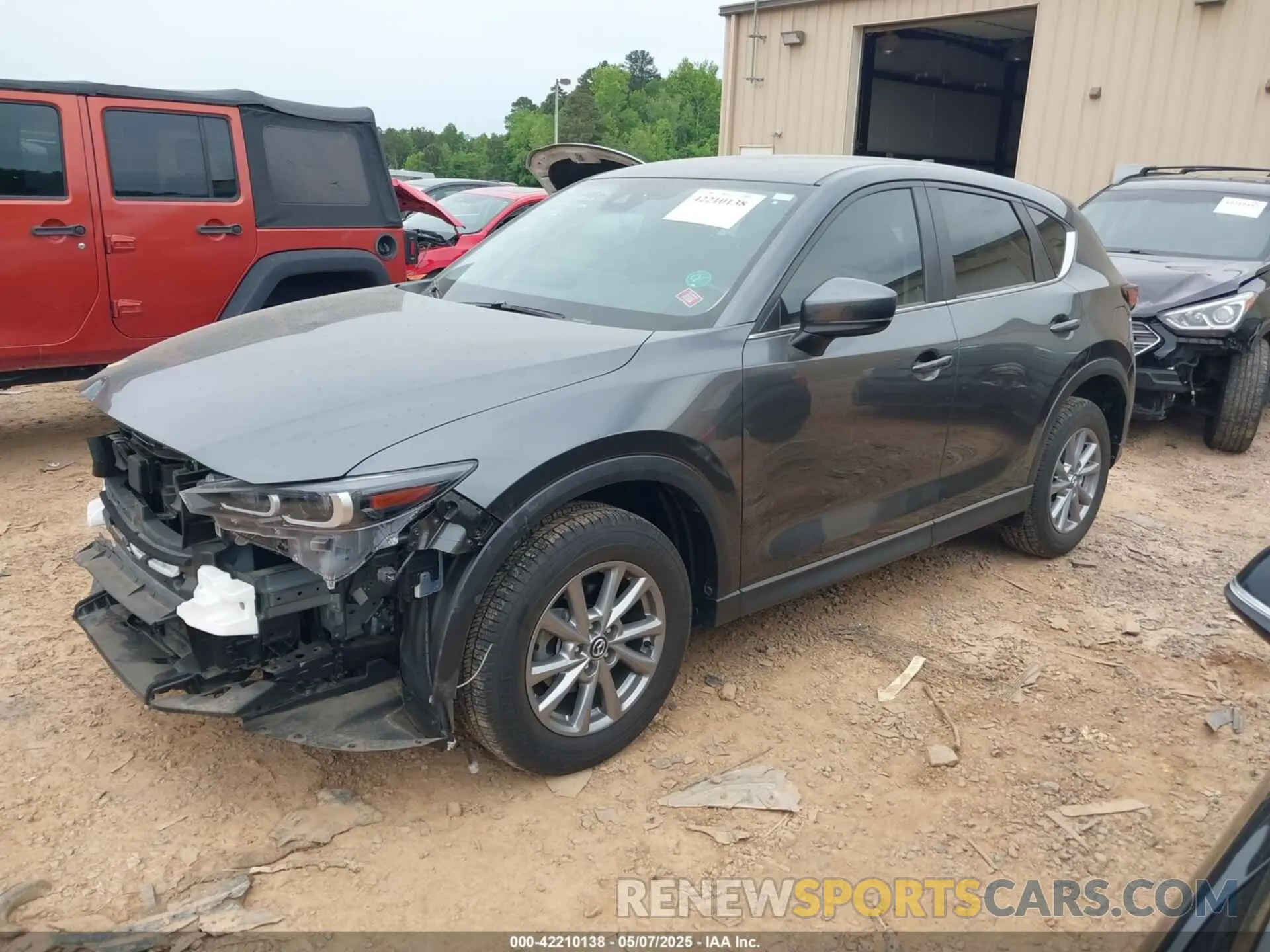 2 Photograph of a damaged car JM3KFBBMXN0634546 MAZDA CX-5 2022