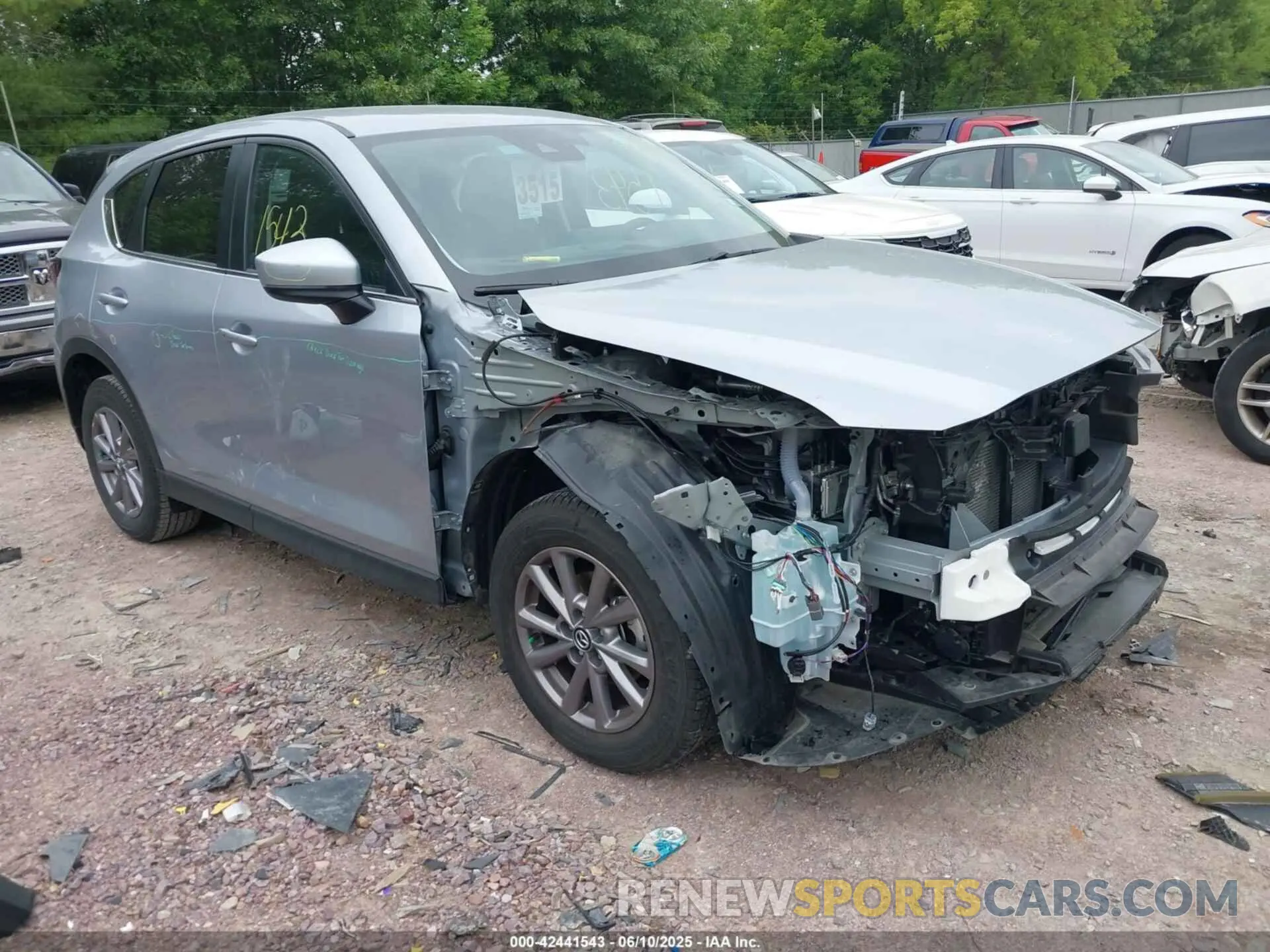 1 Photograph of a damaged car JM3KFBBMXN1528592 MAZDA CX-5 2022