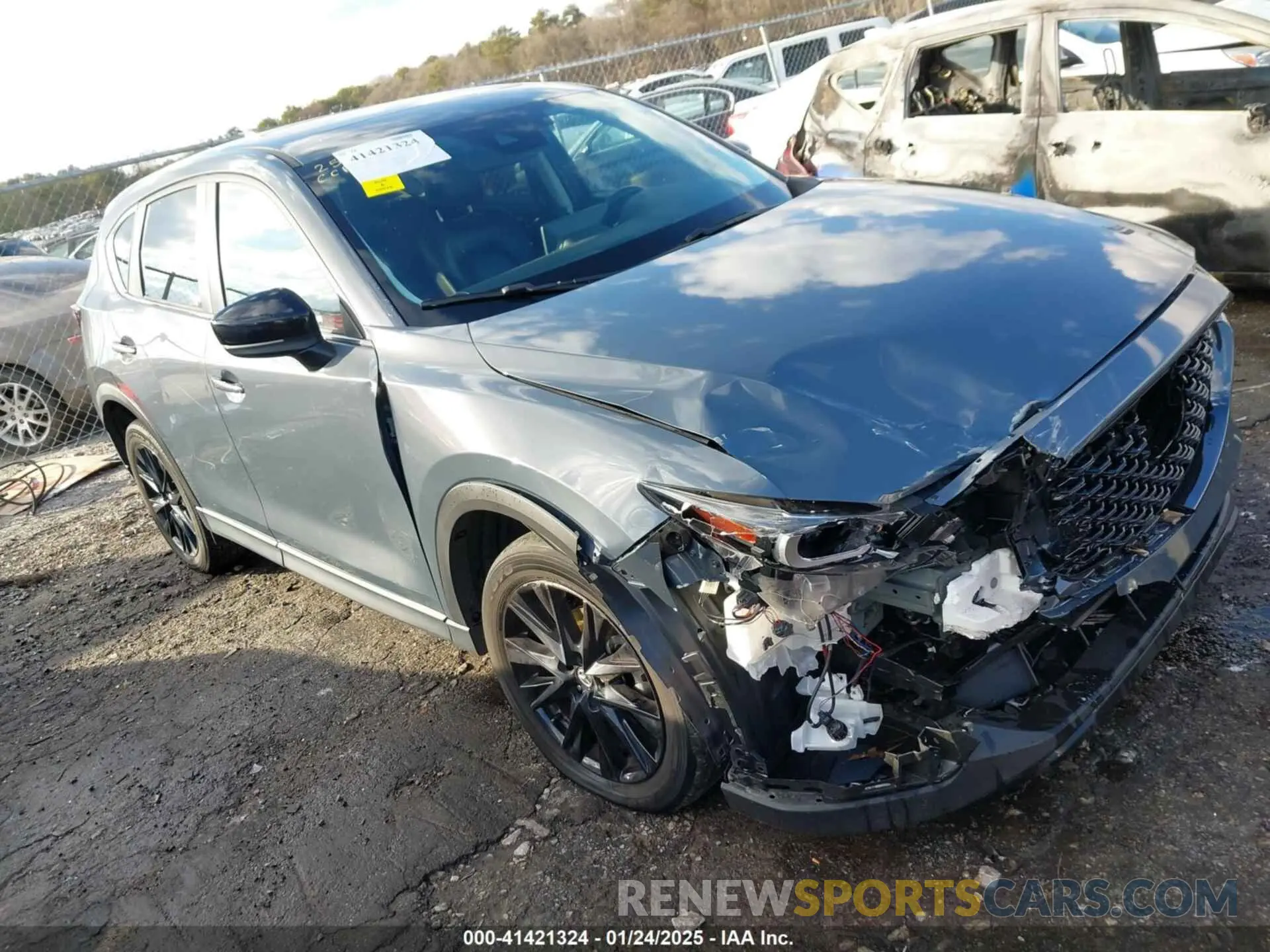 1 Photograph of a damaged car JM3KFBCM1N0562277 MAZDA CX-5 2022