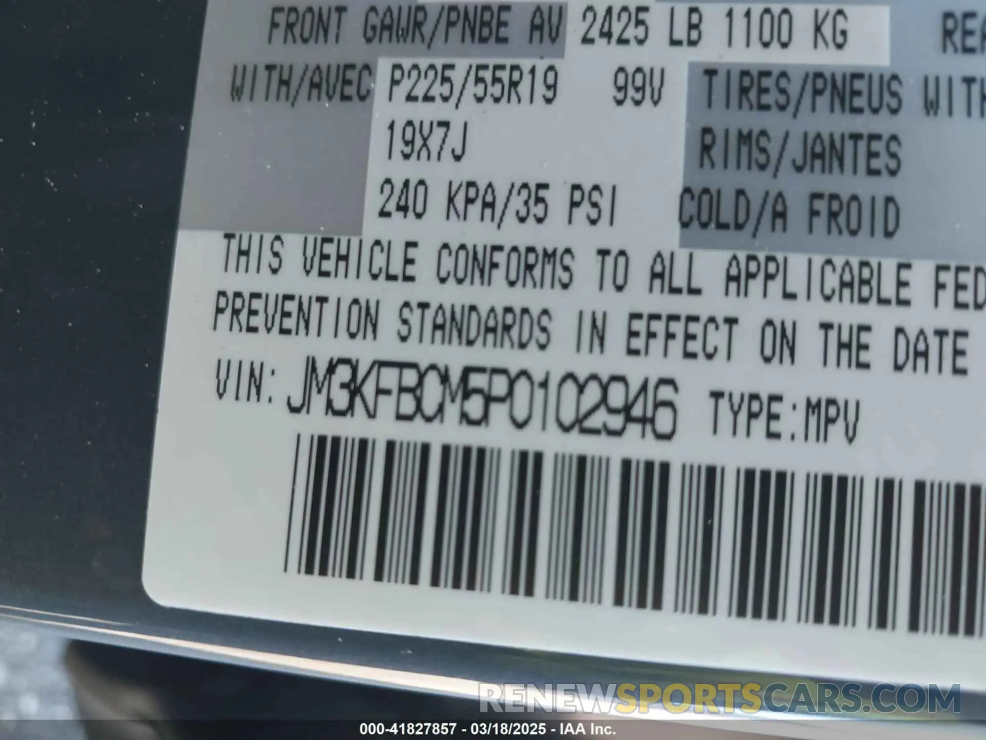 9 Фотография поврежденного автомобиля JM3KFBCM5P0102946 MAZDA CX-5 2023