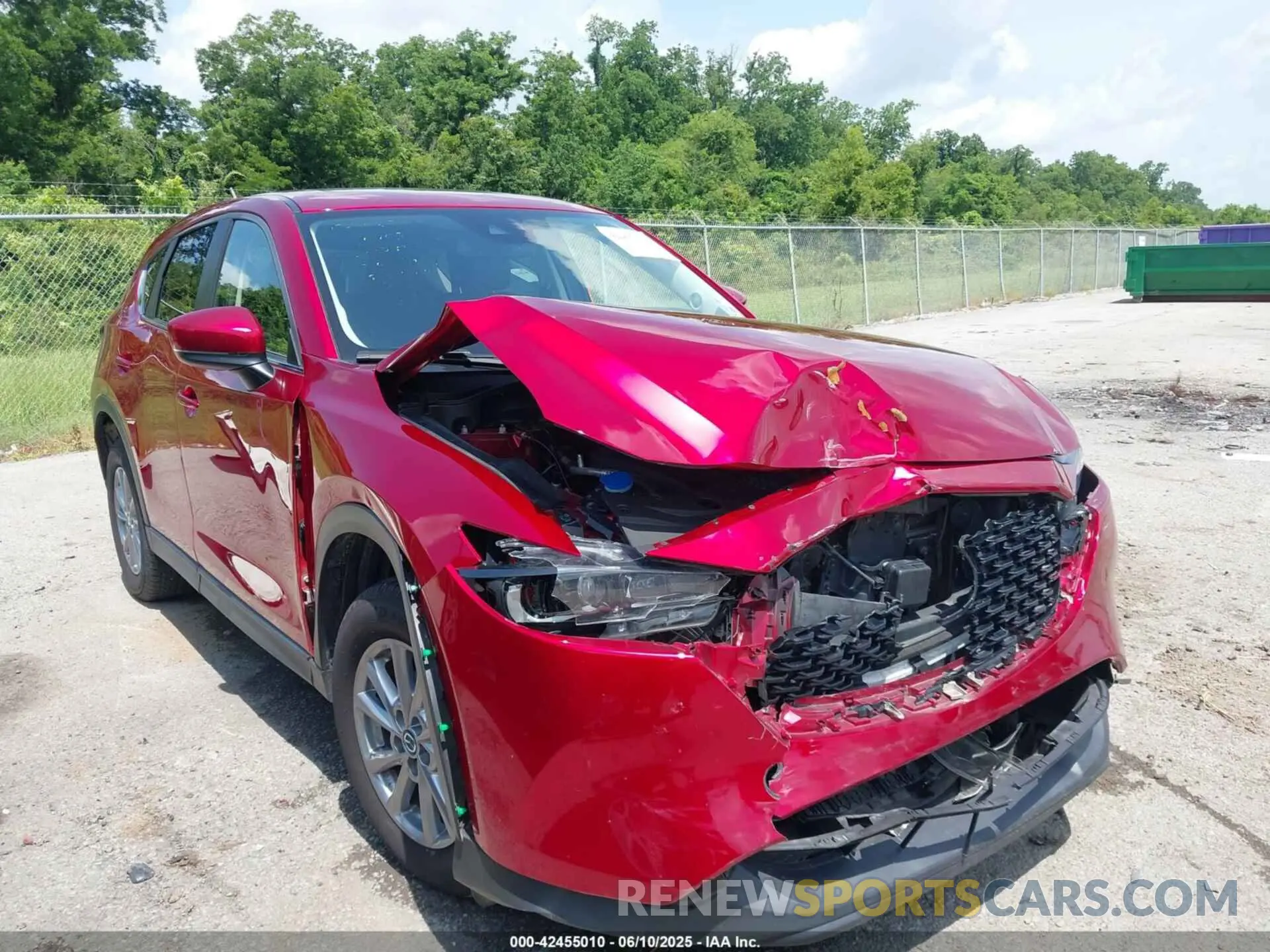1 Photograph of a damaged car JM3KFBCM5P0134148 MAZDA CX-5 2023