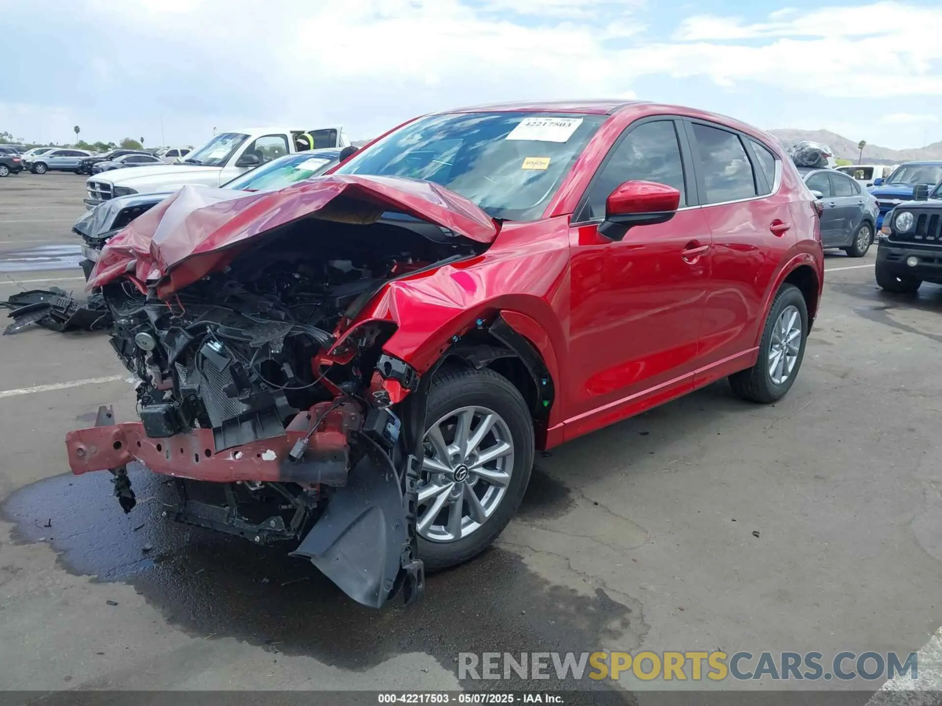 2 Photograph of a damaged car JM3KFBBL0R0531830 MAZDA CX-5 2024