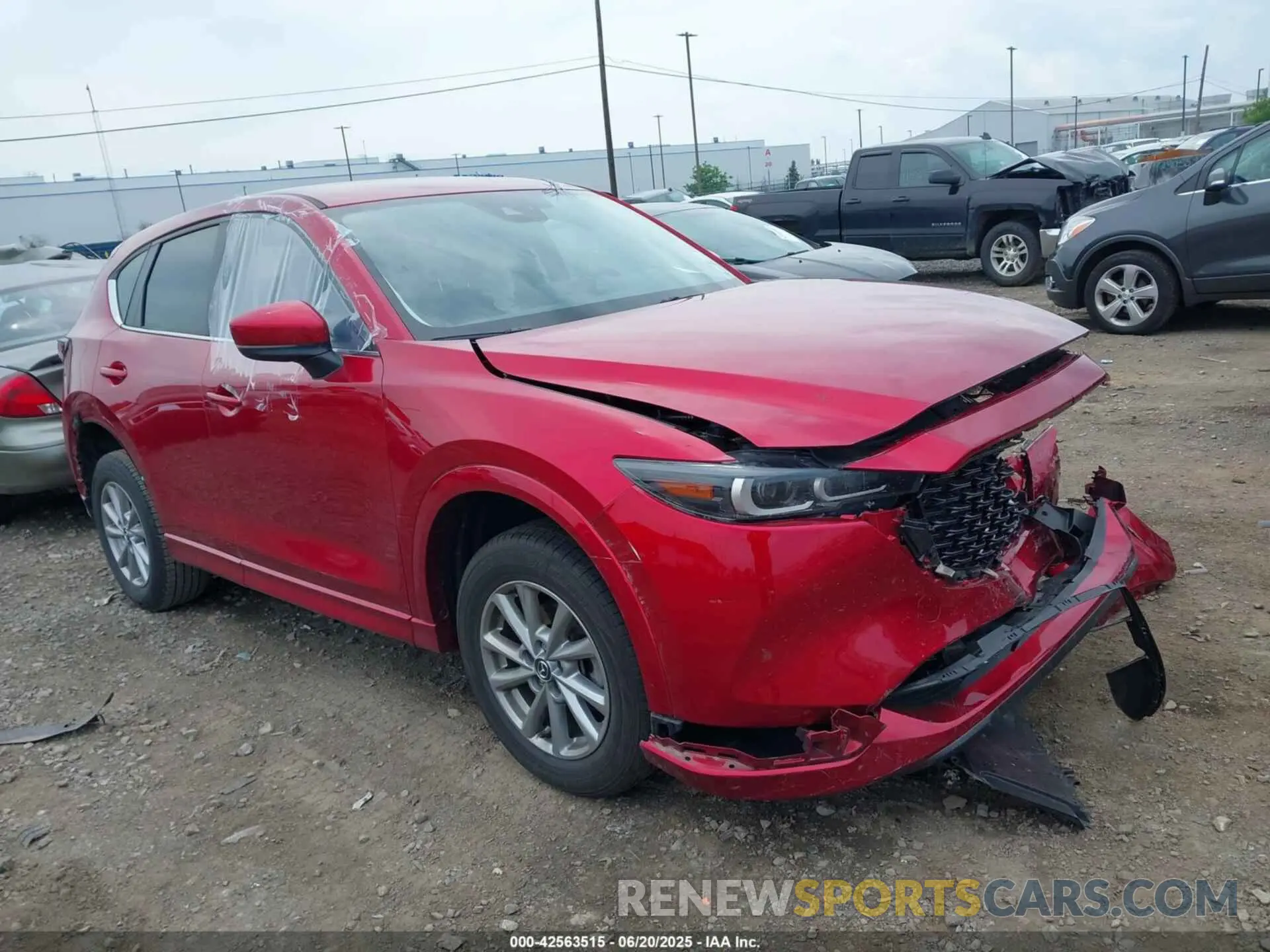 1 Photograph of a damaged car JM3KFBBL6R0410350 MAZDA CX-5 2024