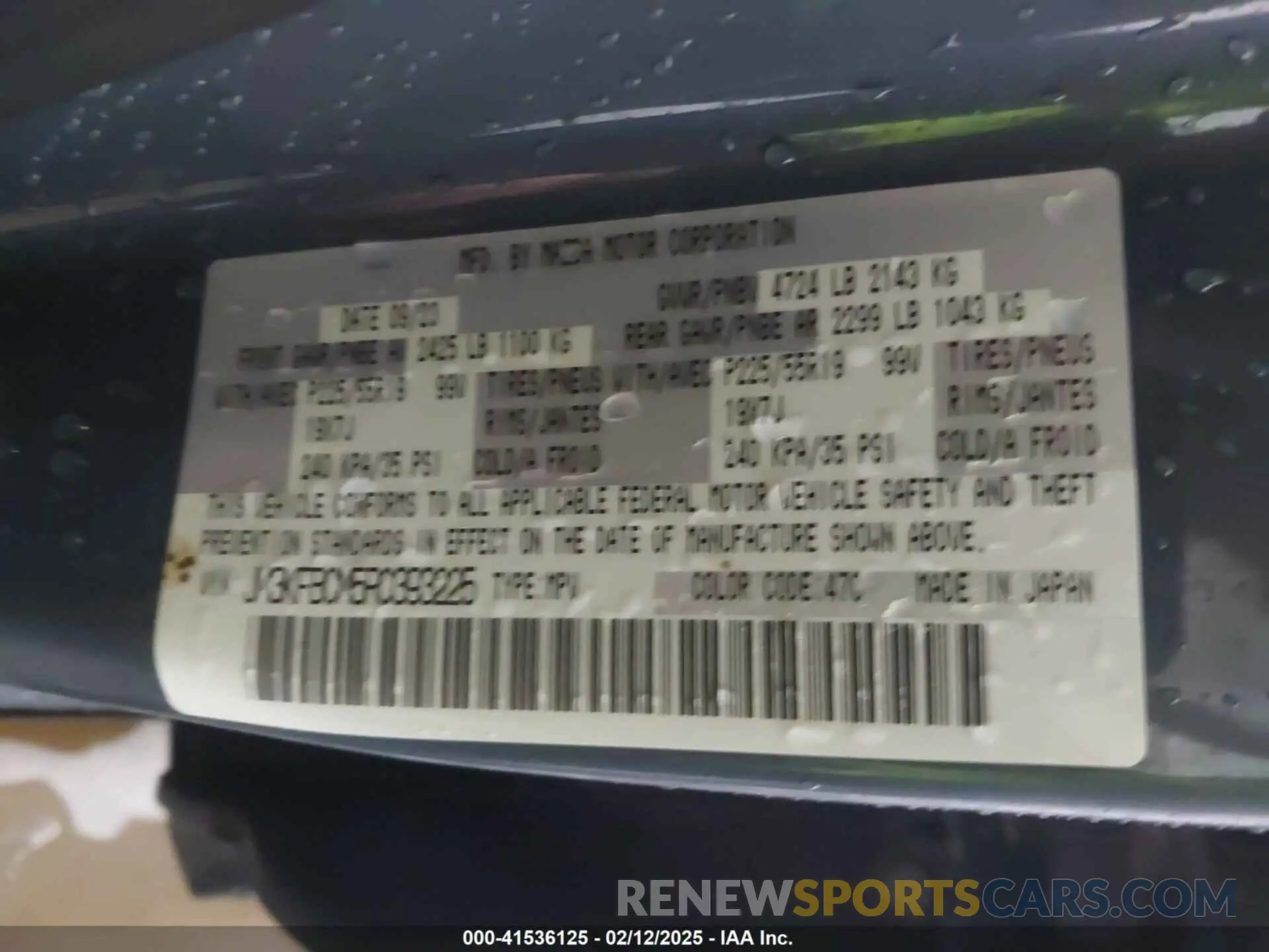 9 Фотография поврежденного автомобиля JM3KFBCM5R0393225 MAZDA CX-5 2024