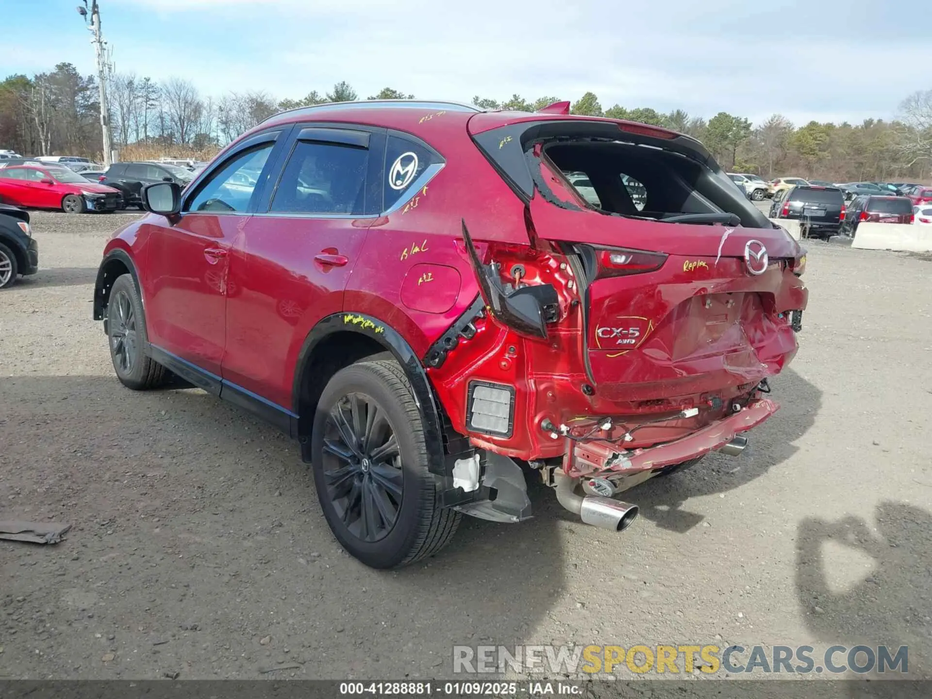3 Фотография поврежденного автомобиля JM3KFBDY2R0399811 MAZDA CX-5 2024