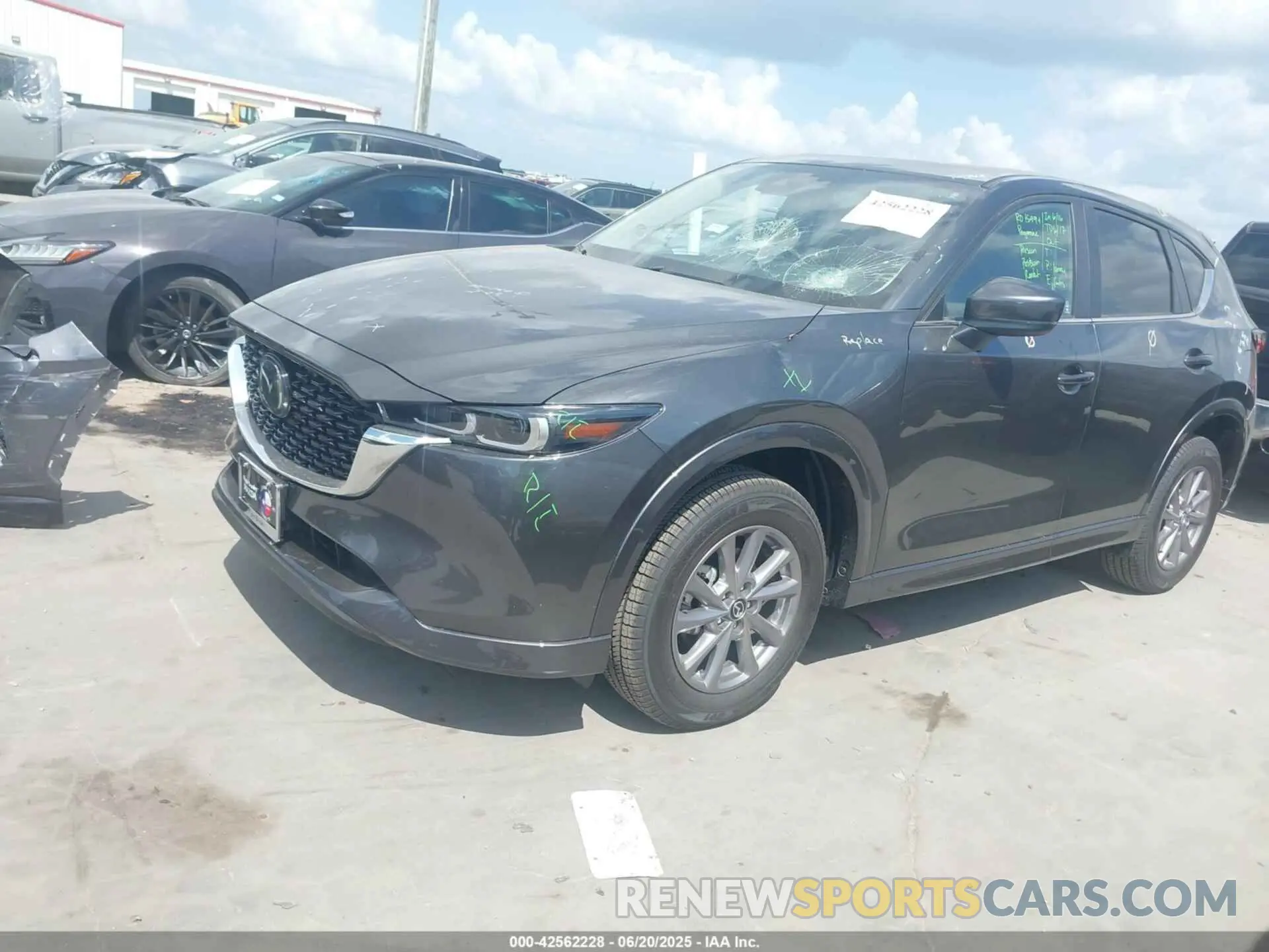 2 Photograph of a damaged car JM3KFBCL0S0649543 MAZDA CX-5 2025