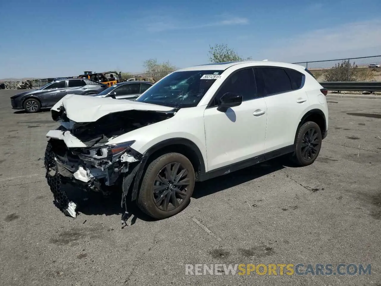 1 Фотография поврежденного автомобиля JM3KFBAY3R0503484 MAZDA CX-5 CARBO 2024