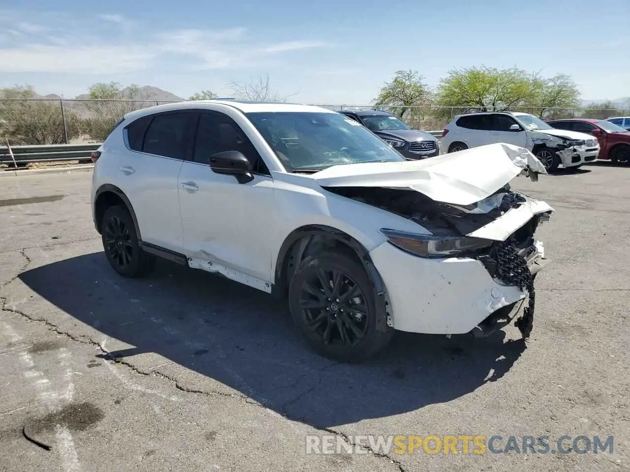4 Фотография поврежденного автомобиля JM3KFBAY3R0503484 MAZDA CX-5 CARBO 2024