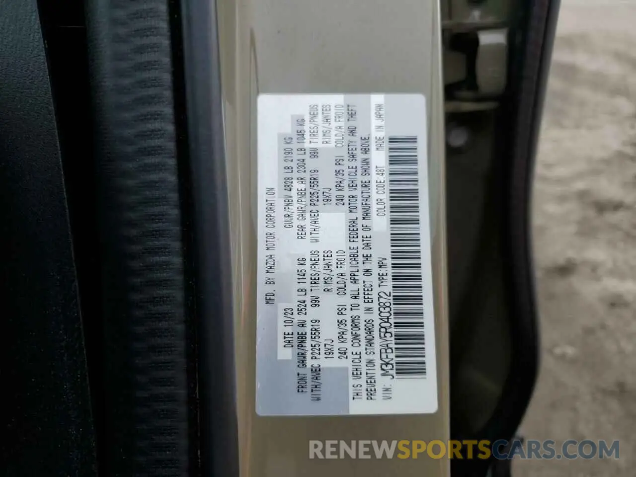 13 Фотография поврежденного автомобиля JM3KFBAY5R0403872 MAZDA CX-5 CARBO 2024