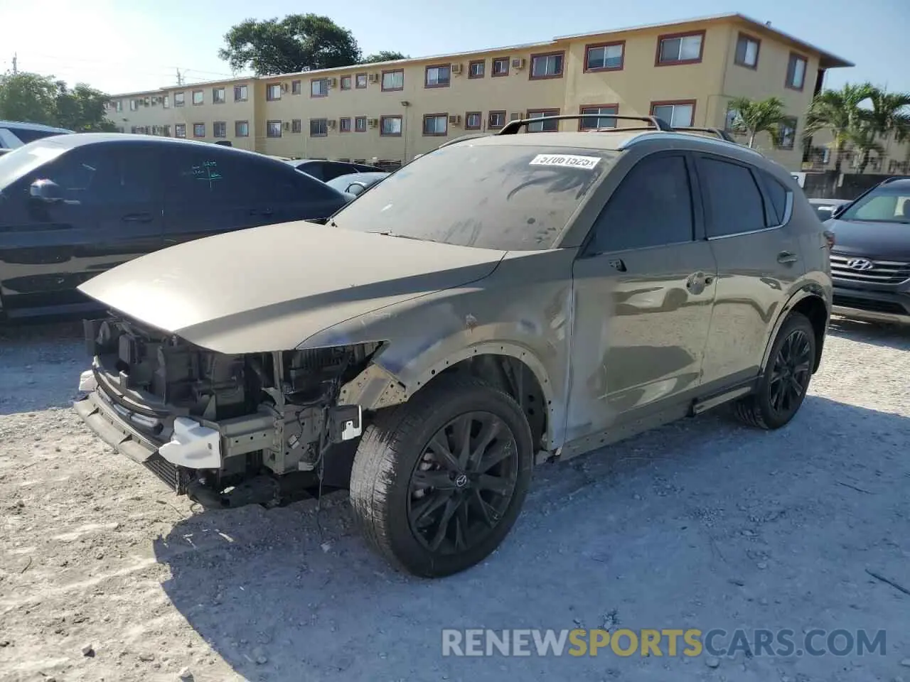 1 Фотография поврежденного автомобиля JM3KFBAY5R0435589 MAZDA CX-5 CARBO 2024