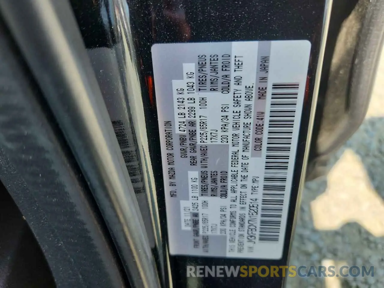 14 Фотография поврежденного автомобиля JM3KFBCM7N1520514 MAZDA CX-5 PREFE 2022