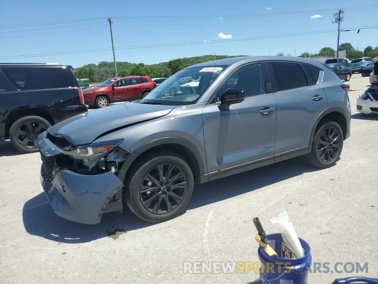 1 Фотография поврежденного автомобиля JM3KFBCMXN1624673 MAZDA CX-5 PREFE 2022