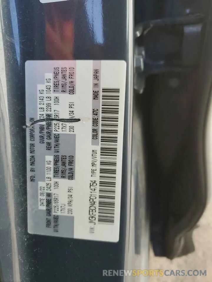 14 Фотография поврежденного автомобиля JM3KFBCM4P0114764 MAZDA CX-5 PREFE 2023