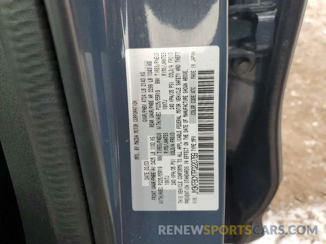 13 Фотография поврежденного автомобиля JM3KFBCM7P0220769 MAZDA CX-5 PREFE 2023
