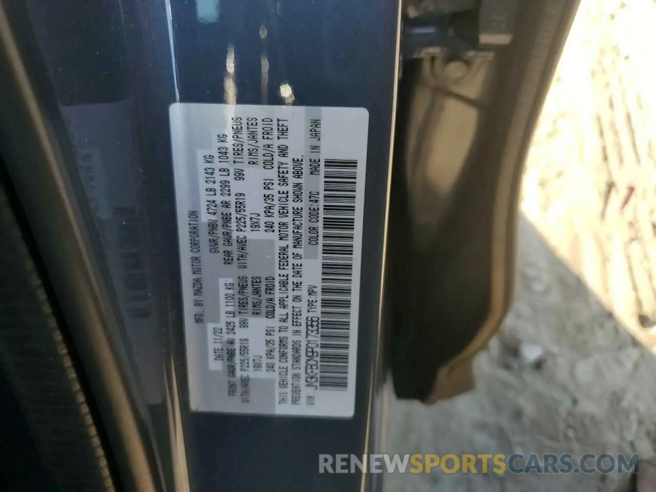 13 Photograph of a damaged car JM3KFBCM9P0173356 MAZDA CX-5 PREFE 2023