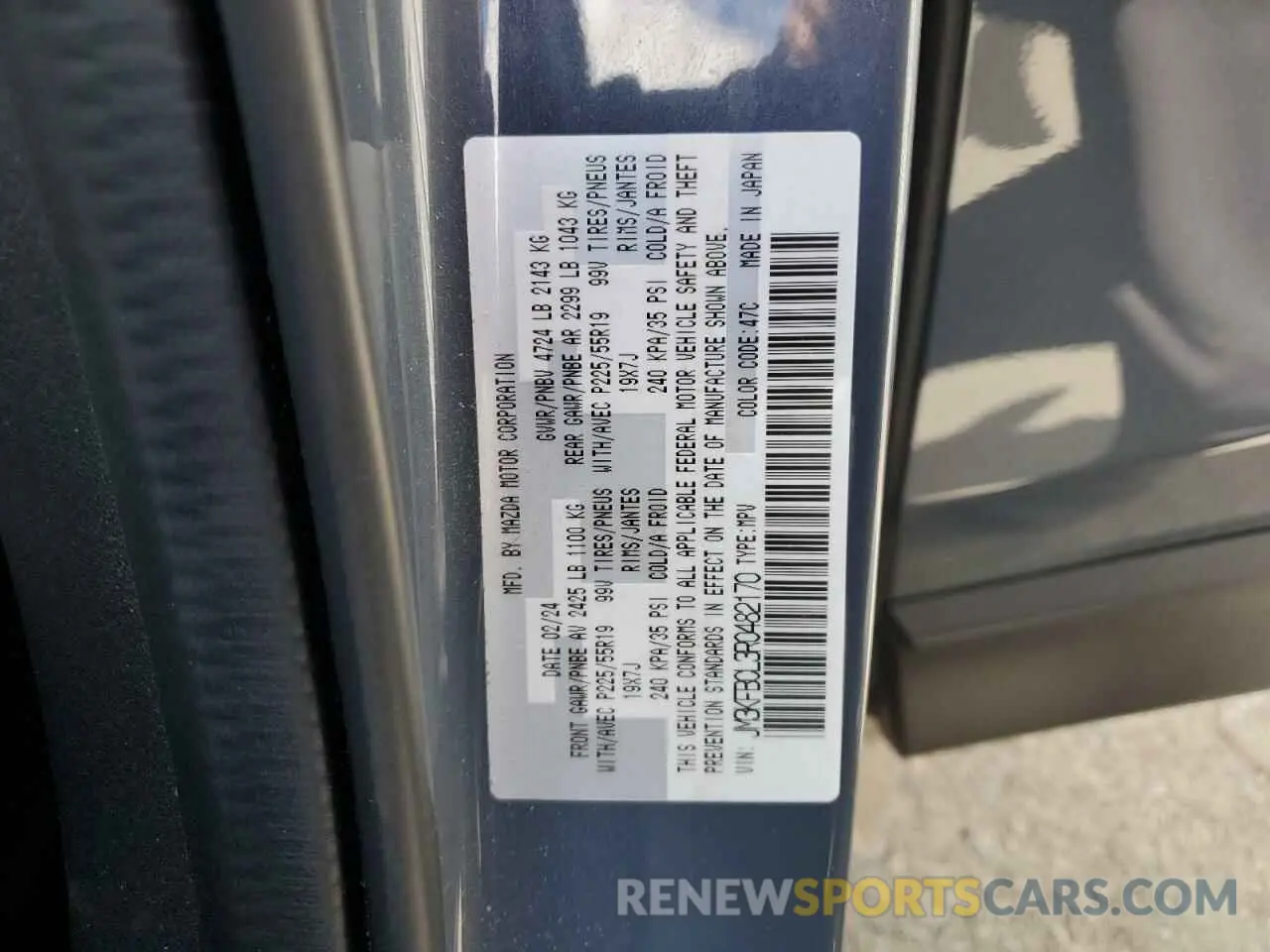 13 Фотография поврежденного автомобиля JM3KFBCL3R0482170 MAZDA CX-5 PREFE 2024