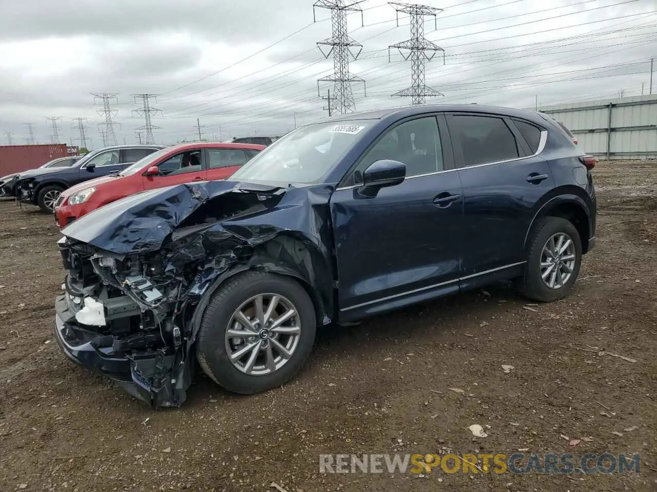 1 Фотография поврежденного автомобиля JM3KFBCM6R0392570 MAZDA CX-5 PREFE 2024