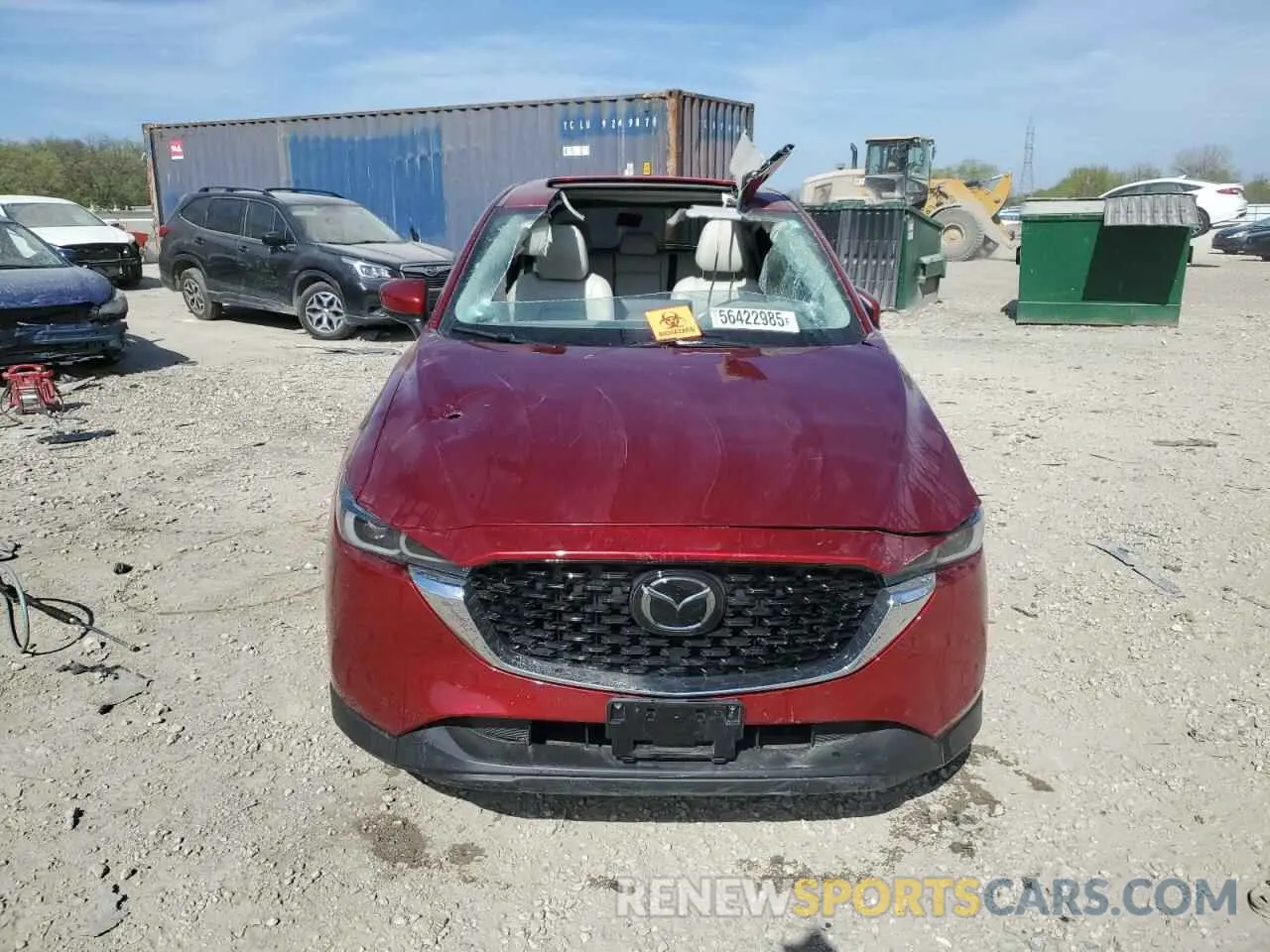 5 Photograph of a damaged car JM3KFBDM4N0550977 MAZDA CX-5 PREMI 2022