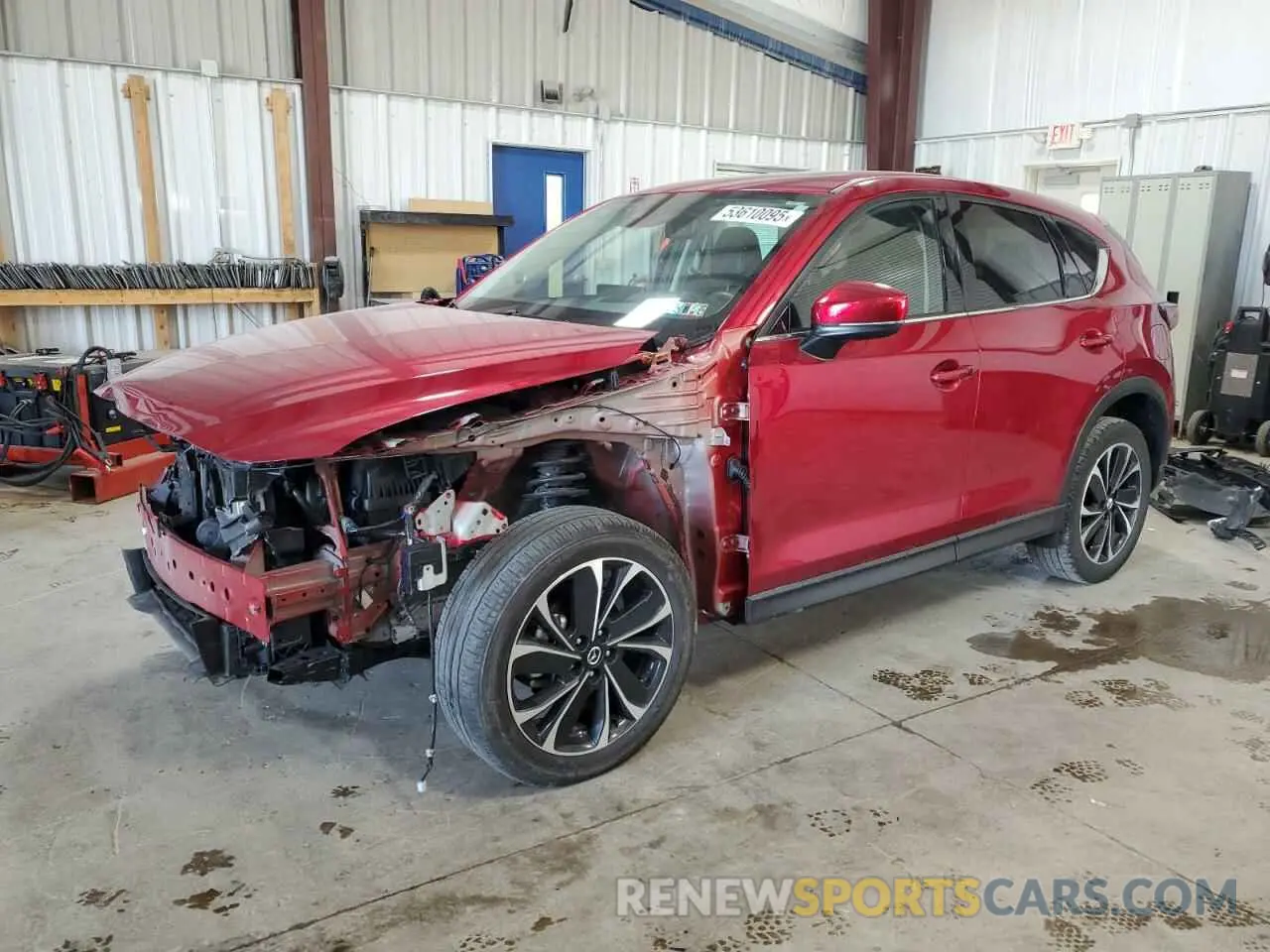 1 Фотография поврежденного автомобиля JM3KFBEM1N1606673 MAZDA CX-5 PREMI 2022