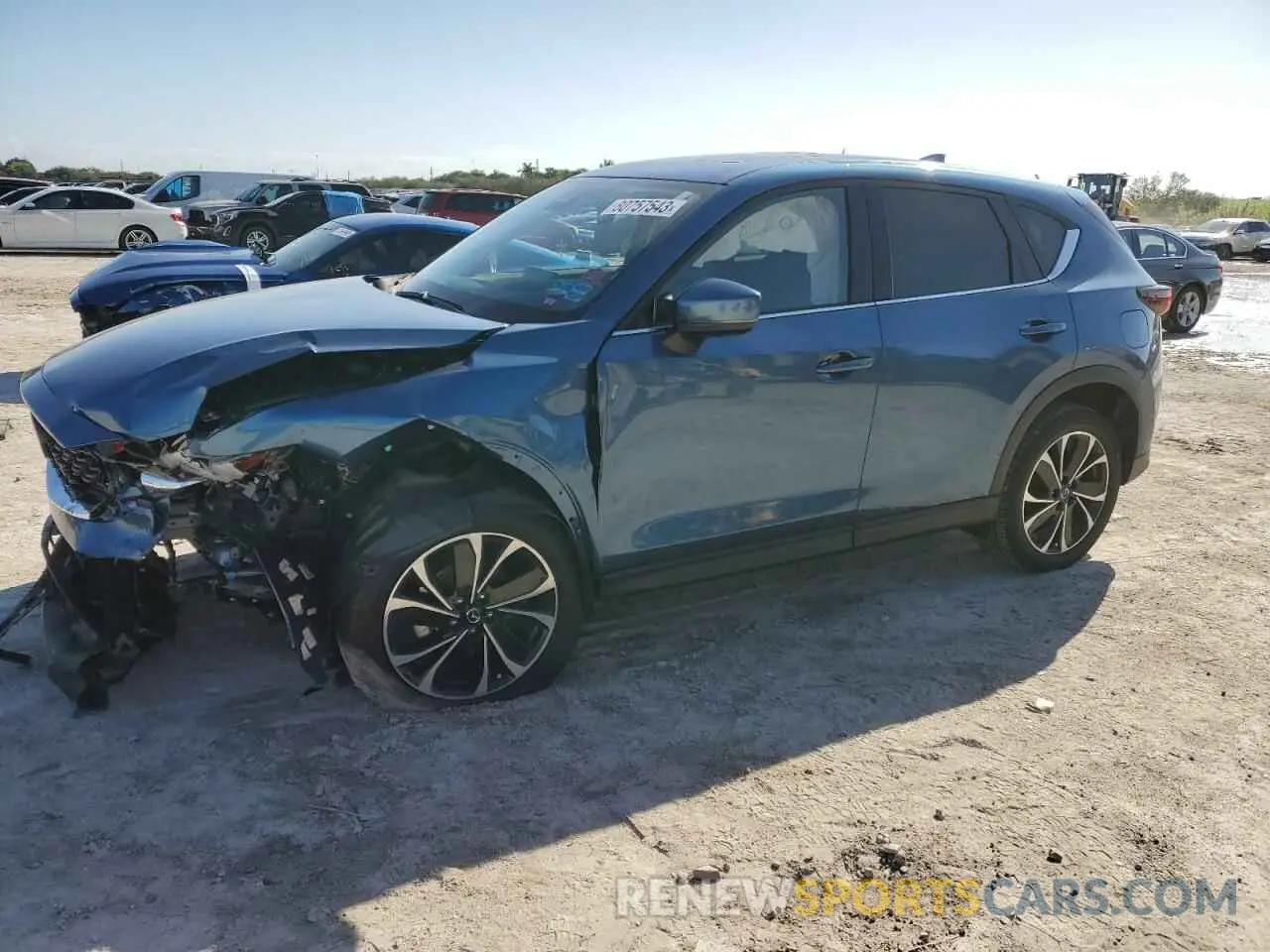 1 Photograph of a damaged car JM3KFBEM7N1554448 MAZDA CX-5 PREMI 2022