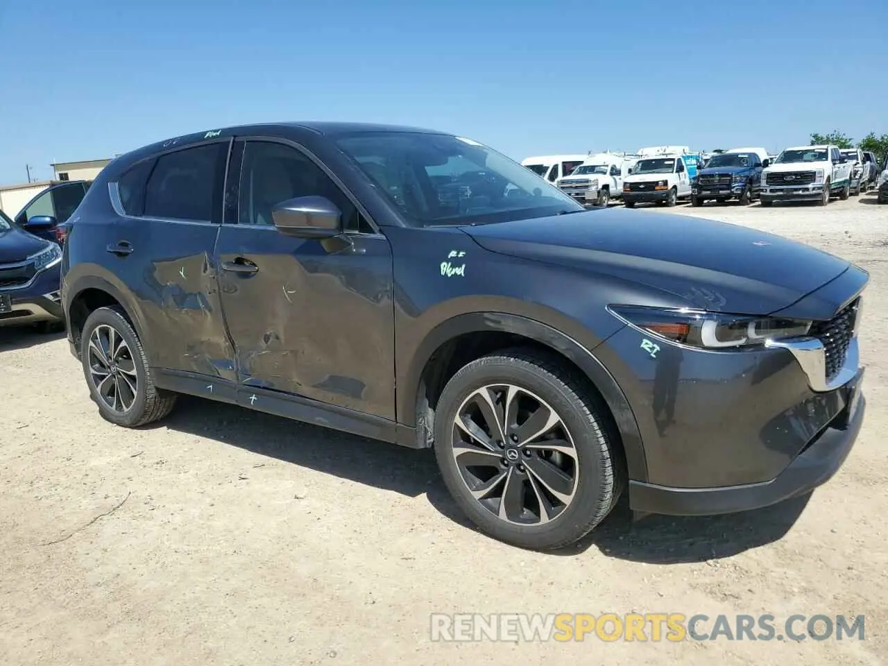 4 Фотография поврежденного автомобиля JM3KFBEMXN0563683 MAZDA CX-5 PREMI 2022