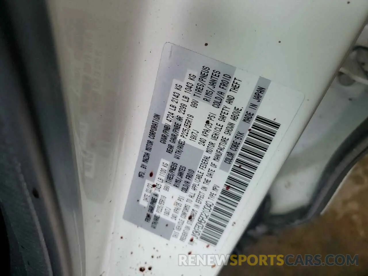 13 Фотография поврежденного автомобиля JM3KFBDM6P0210040 MAZDA CX-5 PREMI 2023