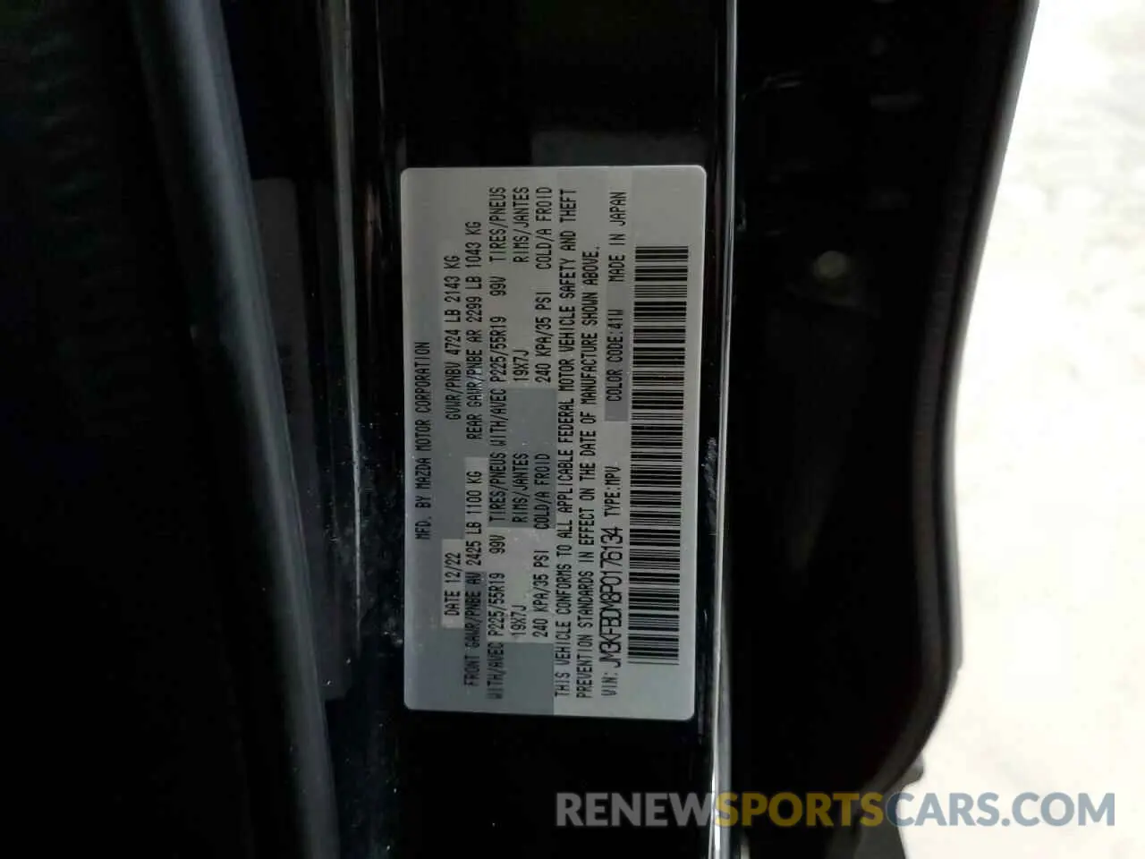 14 Photograph of a damaged car JM3KFBDM8P0176134 MAZDA CX-5 PREMI 2023