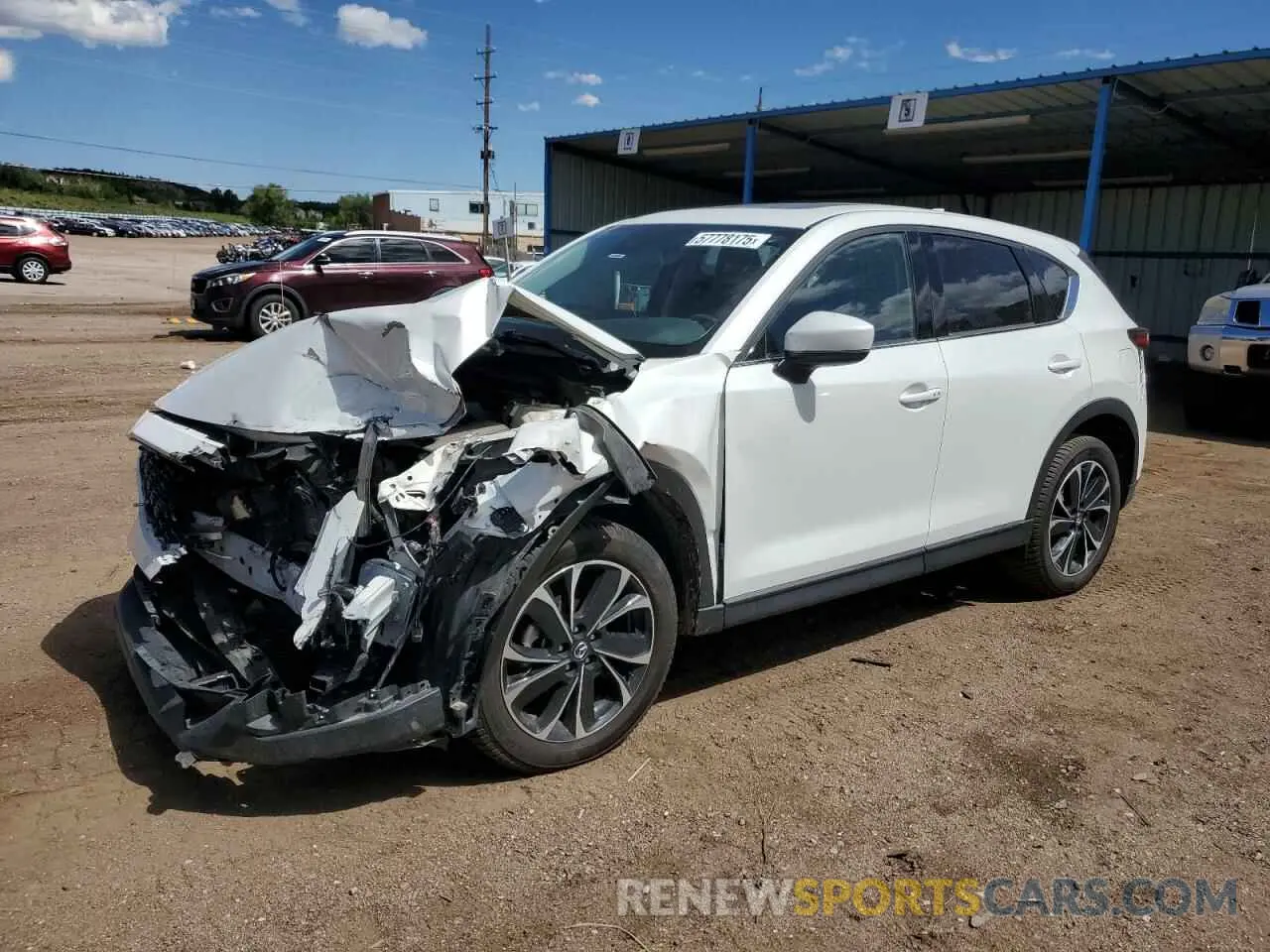 1 Фотография поврежденного автомобиля JM3KFBDMXP0204659 MAZDA CX-5 PREMI 2023