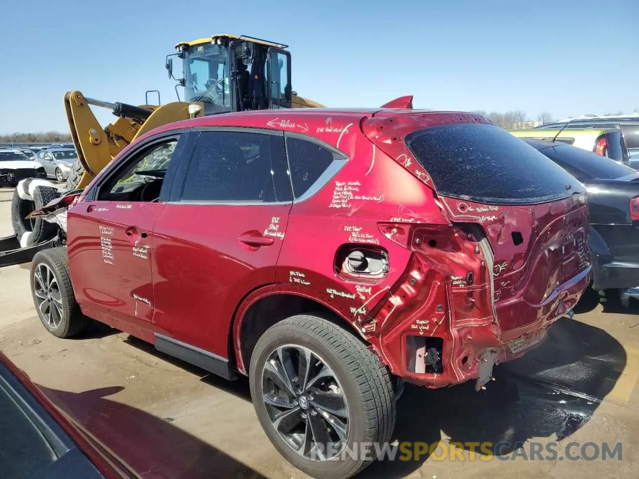2 Фотография поврежденного автомобиля JM3KFBEM9P0131265 MAZDA CX-5 PREMI 2023