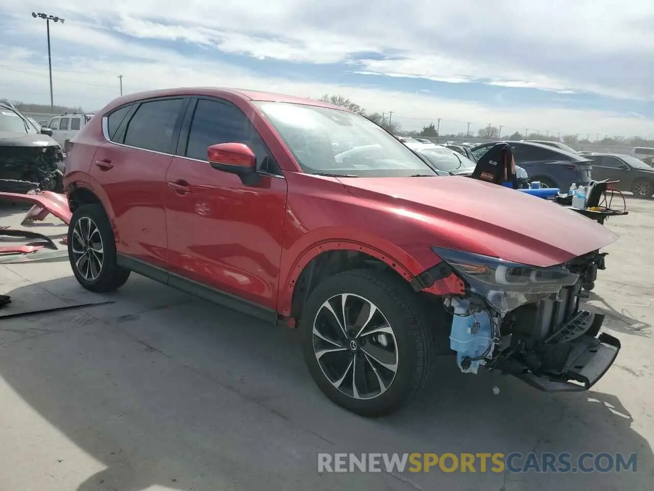 4 Фотография поврежденного автомобиля JM3KFBEM9P0131265 MAZDA CX-5 PREMI 2023