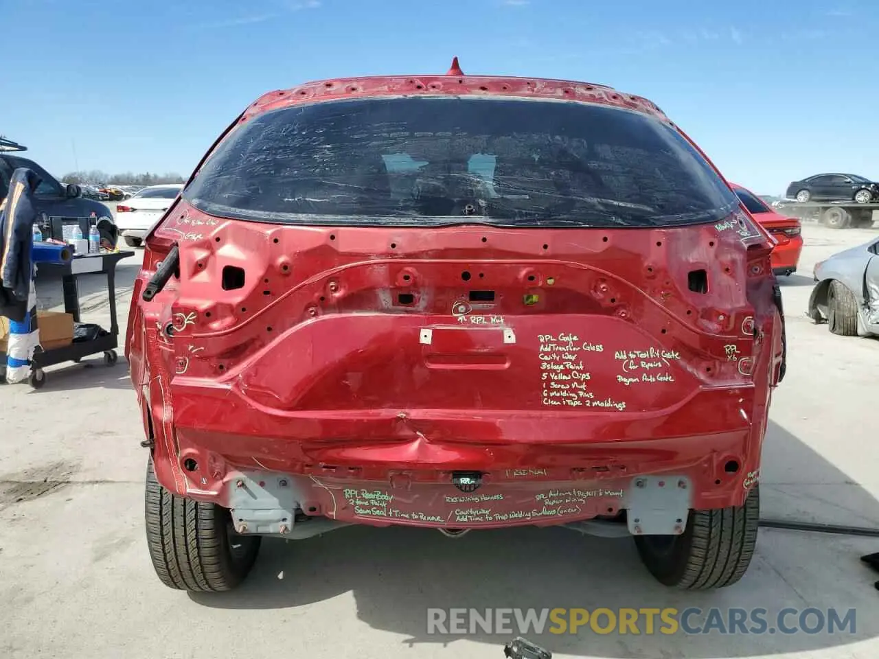 6 Фотография поврежденного автомобиля JM3KFBEM9P0131265 MAZDA CX-5 PREMI 2023