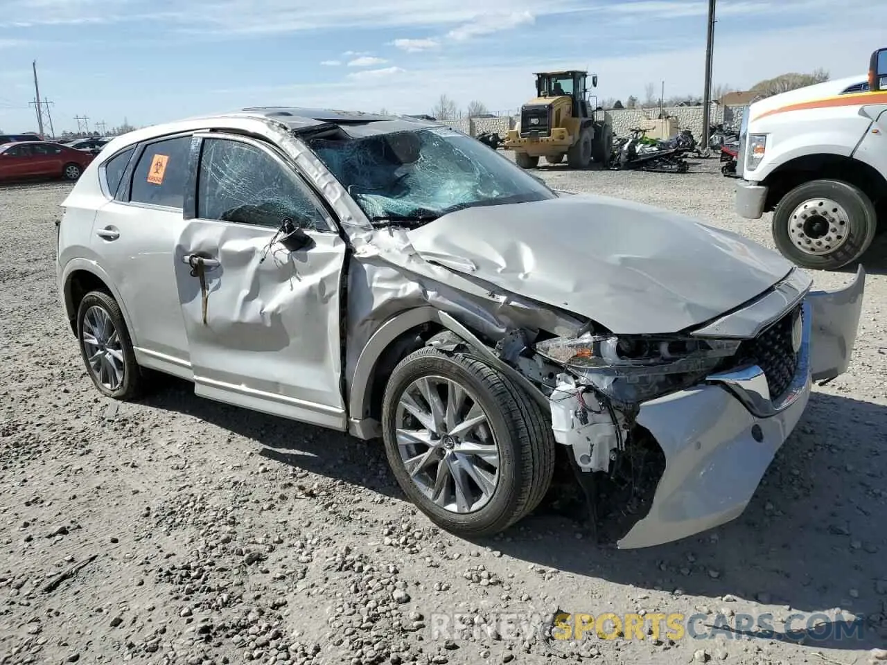 4 Фотография поврежденного автомобиля JM3KFBEM2S0557002 MAZDA CX-5 PREMI 2025