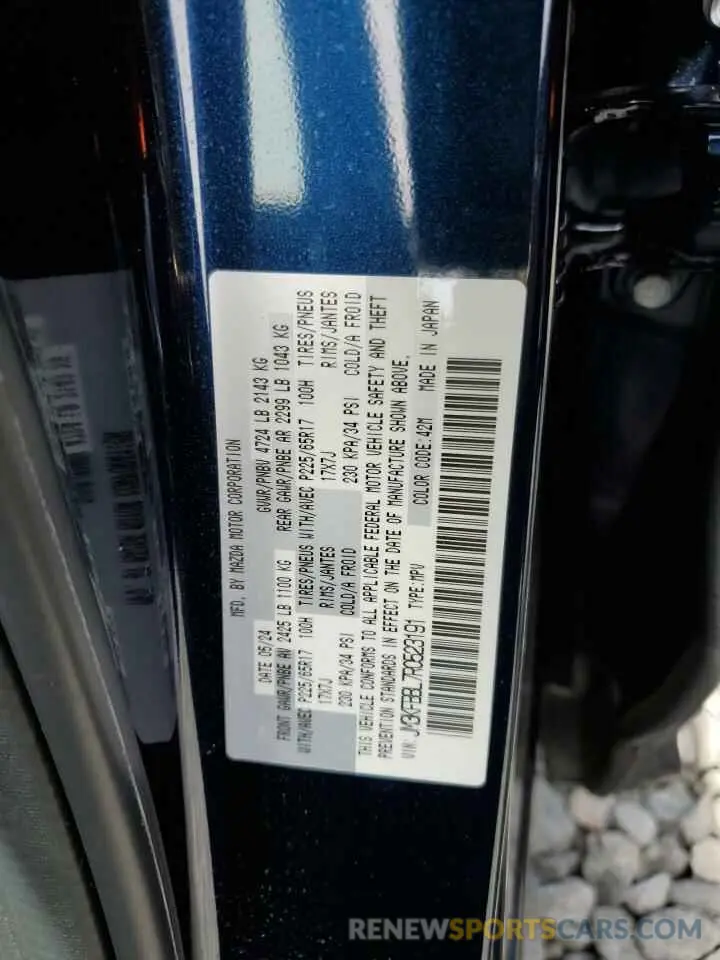13 Photograph of a damaged car JM3KFBBL7R0523191 MAZDA CX-5 SELEC 2024