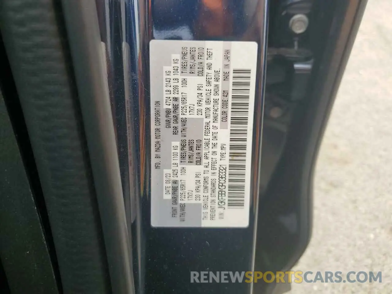 13 Фотография поврежденного автомобиля JM3KFBBM3R0363321 MAZDA CX-5 SELEC 2024