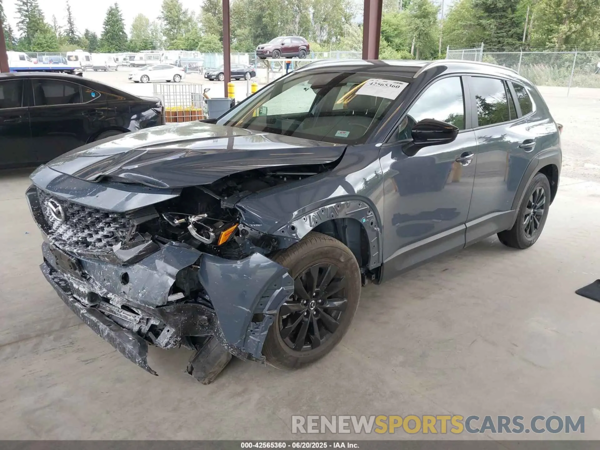 2 Photograph of a damaged car 7MMVABCM8PN132322 MAZDA CX-50 2023