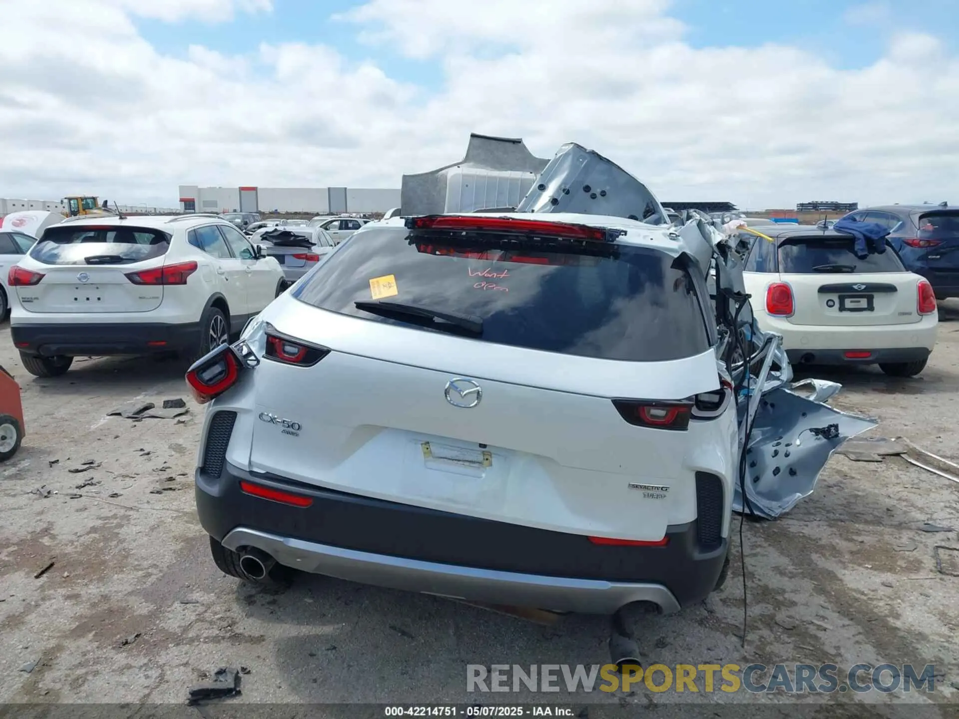15 Photograph of a damaged car 7MMVABDY7PN138825 MAZDA CX-50 2023