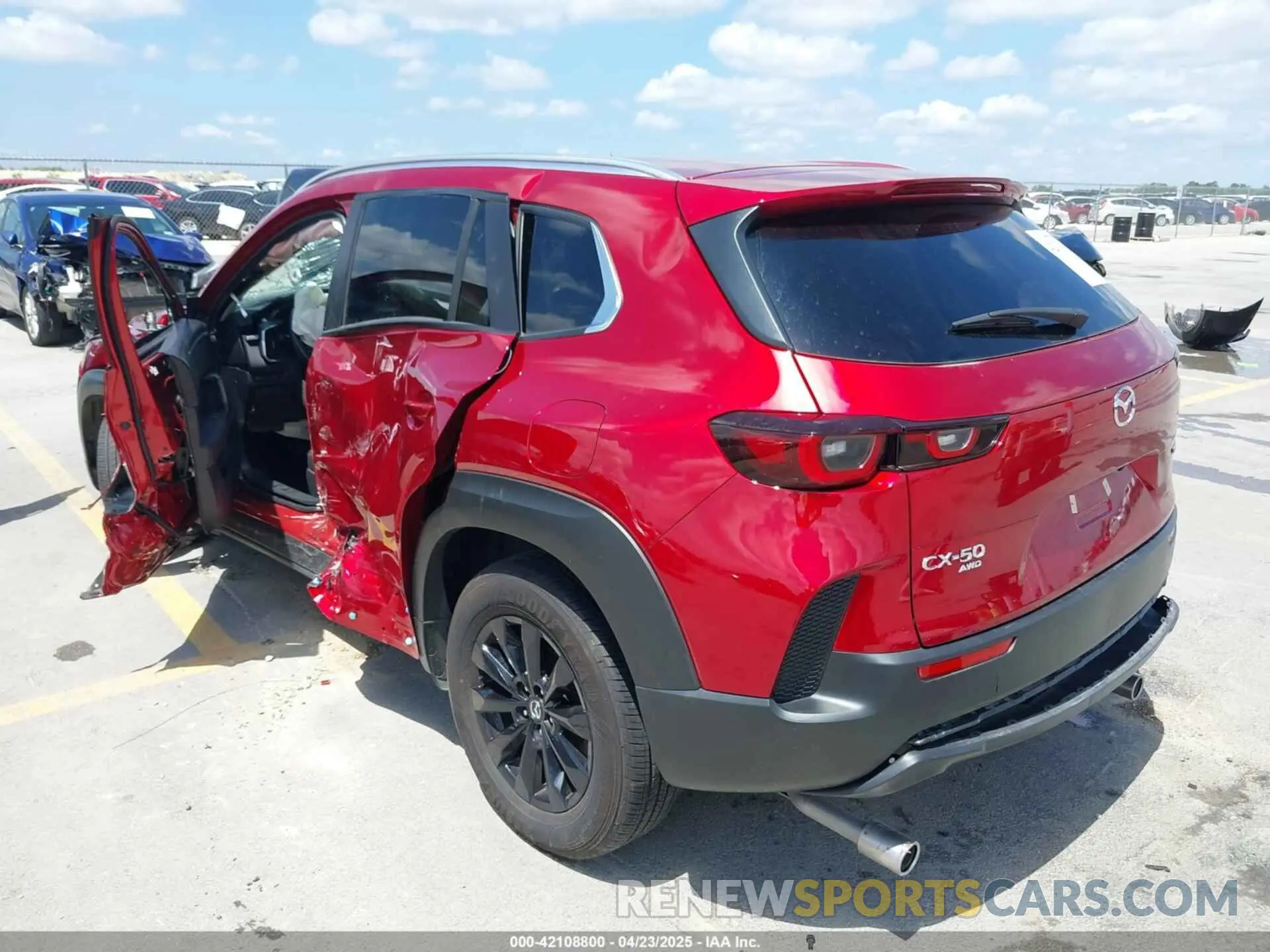 3 Photograph of a damaged car 7MMVABAM3RN207983 MAZDA CX-50 2024