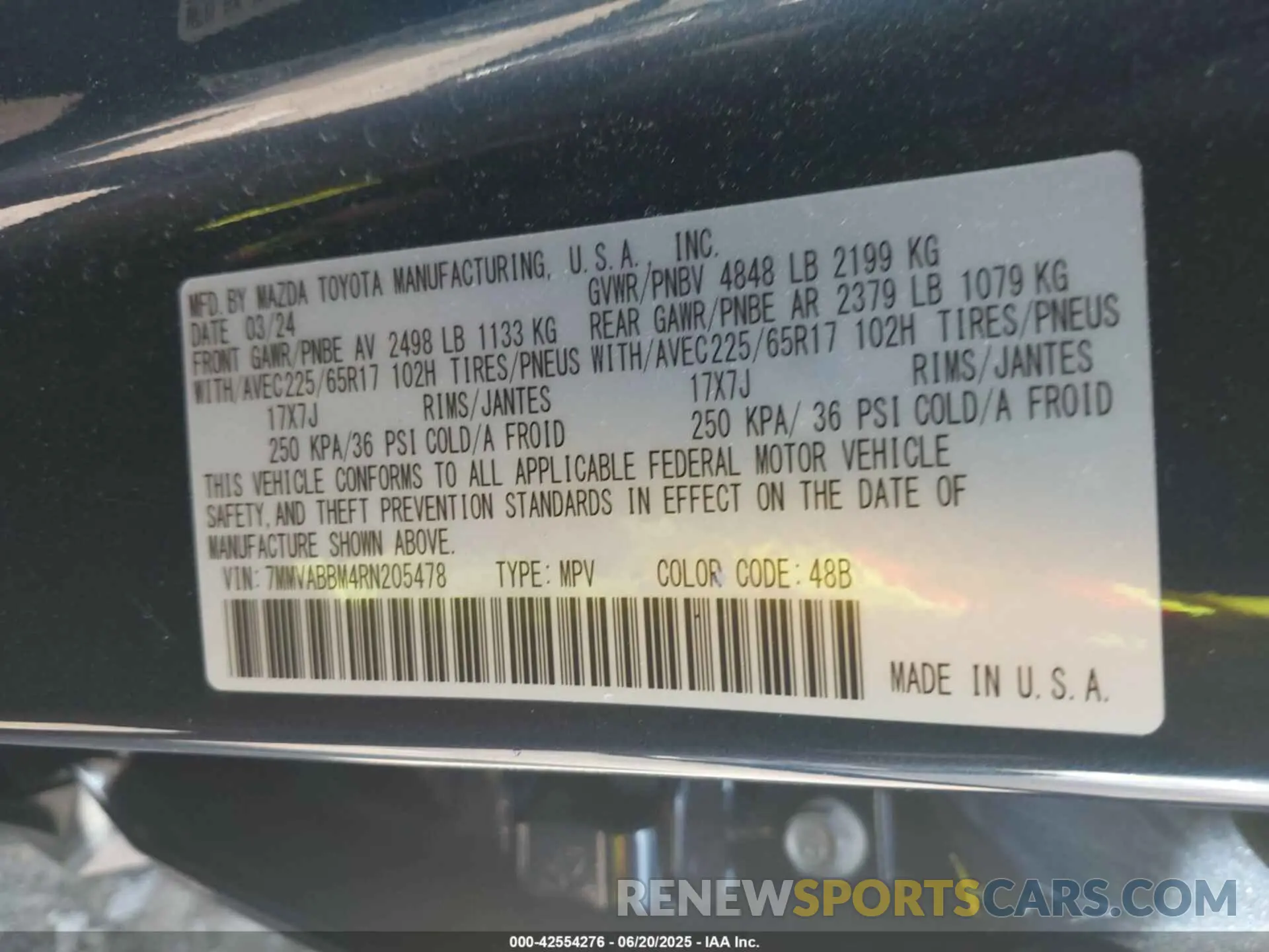 9 Photograph of a damaged car 7MMVABBM4RN205478 MAZDA CX-50 2024