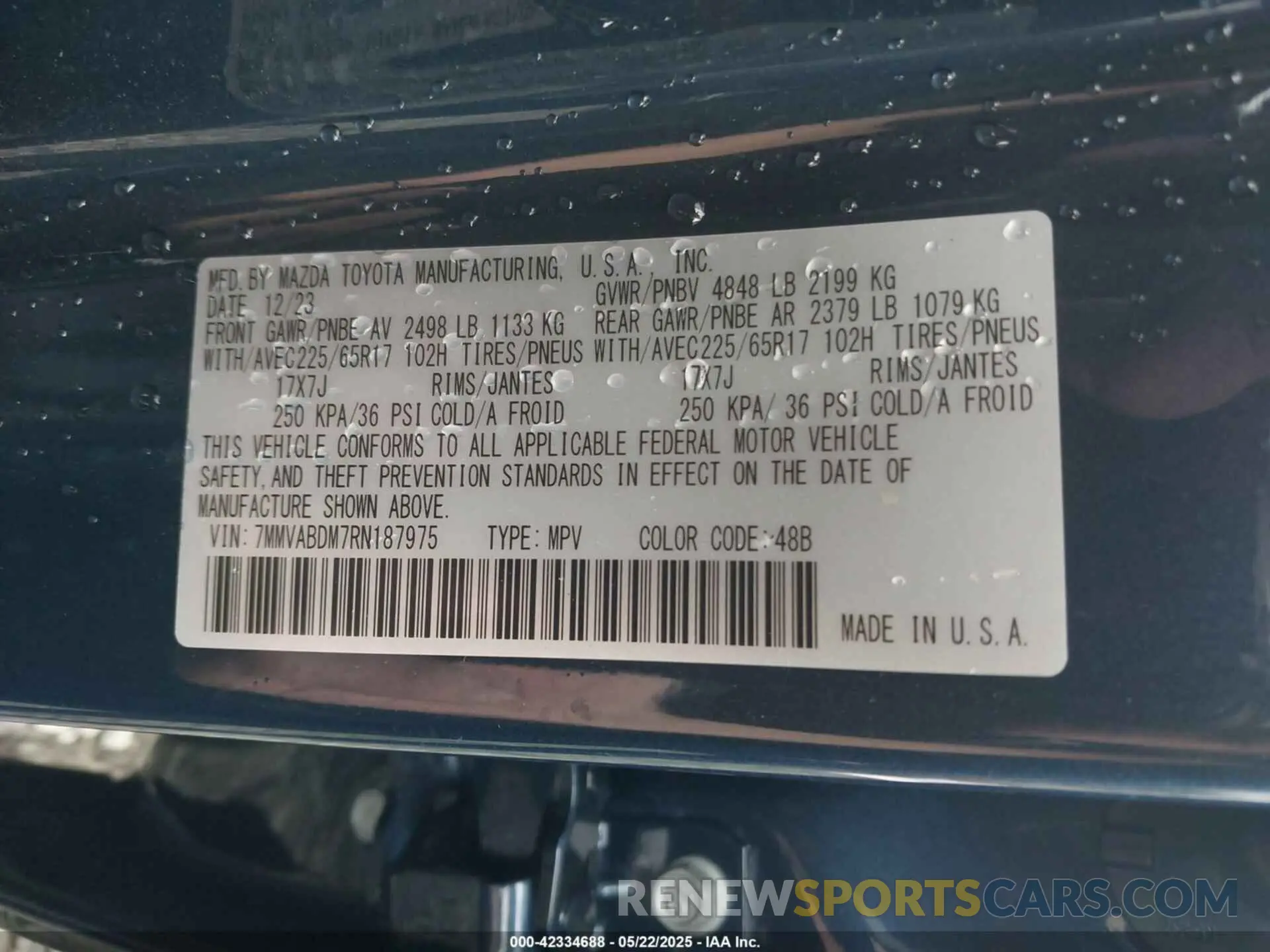 9 Фотография поврежденного автомобиля 7MMVABDM7RN187975 MAZDA CX-50 2024