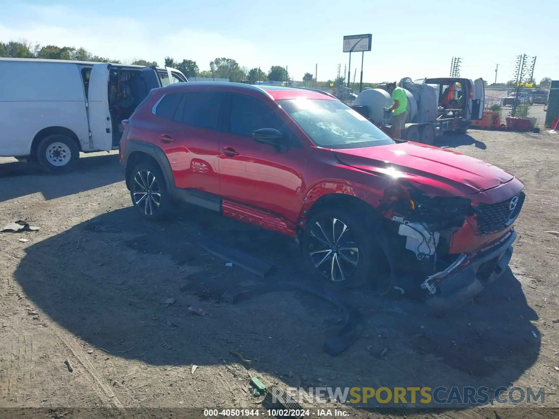 1 Photograph of a damaged car 7MMVABEM0RN171504 MAZDA CX-50 2024