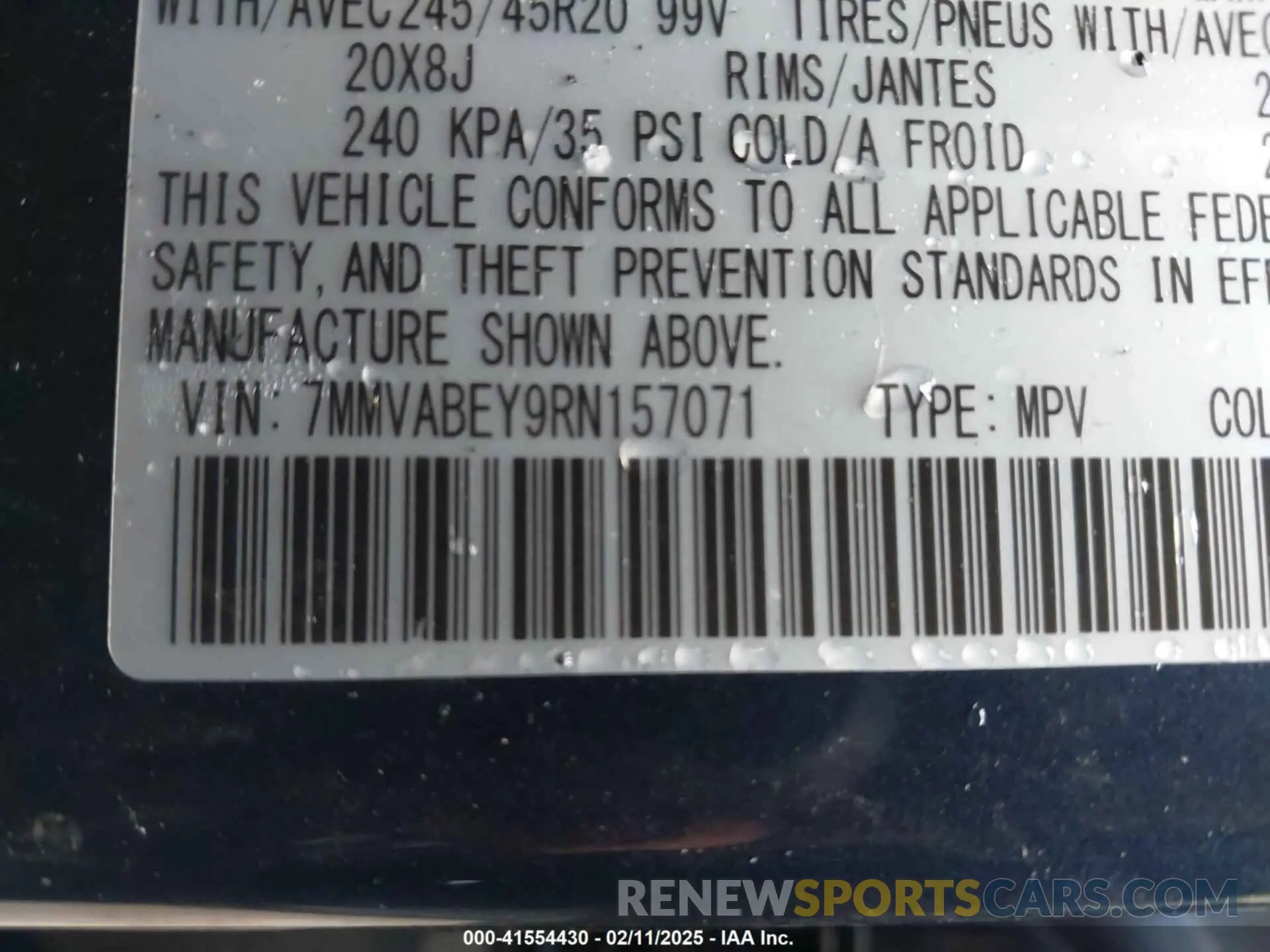 9 Фотография поврежденного автомобиля 7MMVABEY9RN157071 MAZDA CX-50 2024