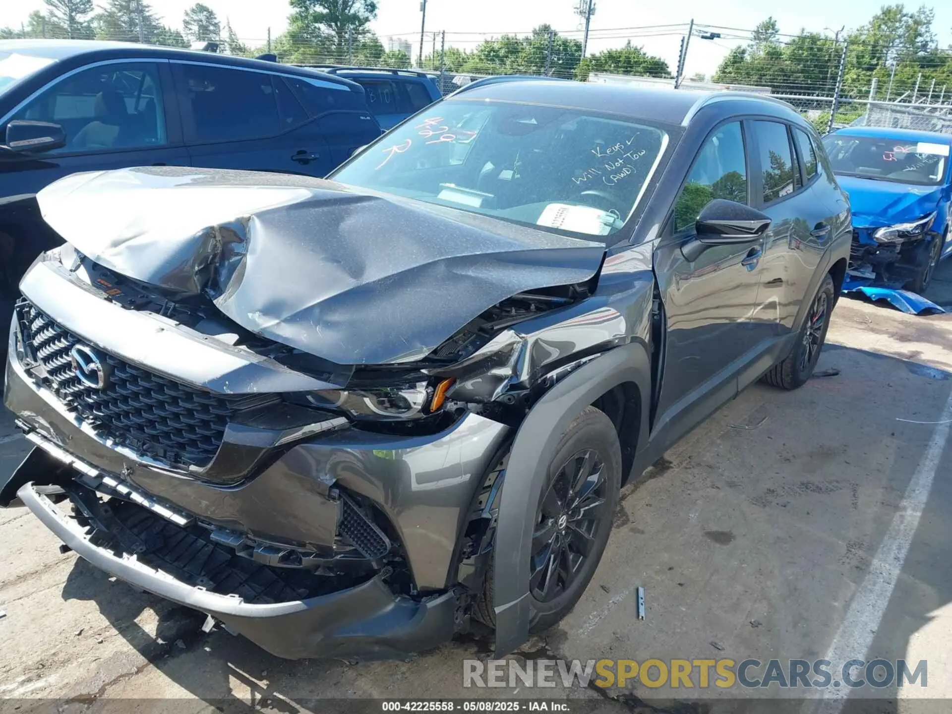 2 Photograph of a damaged car 7MMVABBM5SN305546 MAZDA CX-50 2025