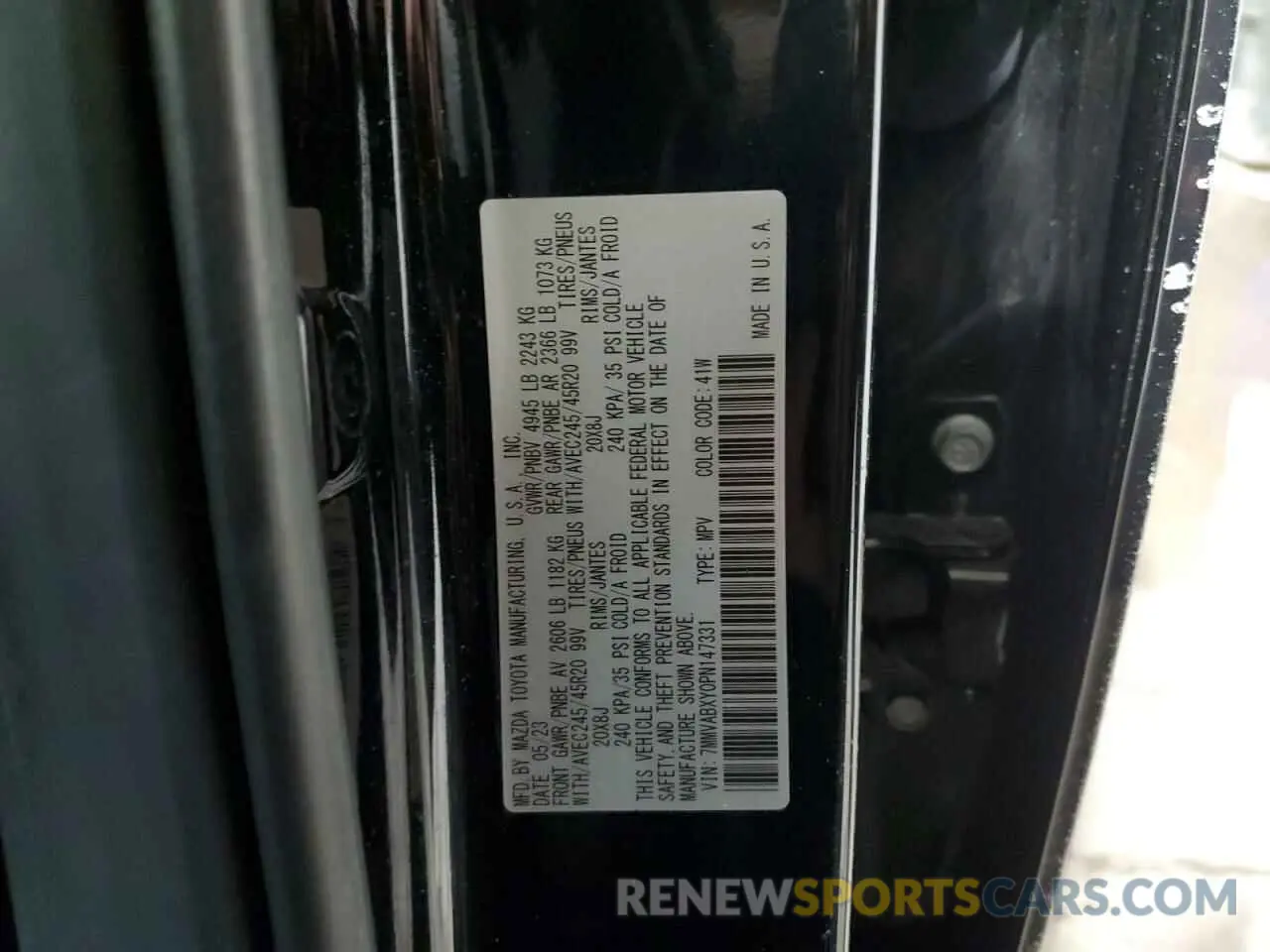 13 Photograph of a damaged car 7MMVABXY0PN147331 MAZDA CX-50 BASE 2023
