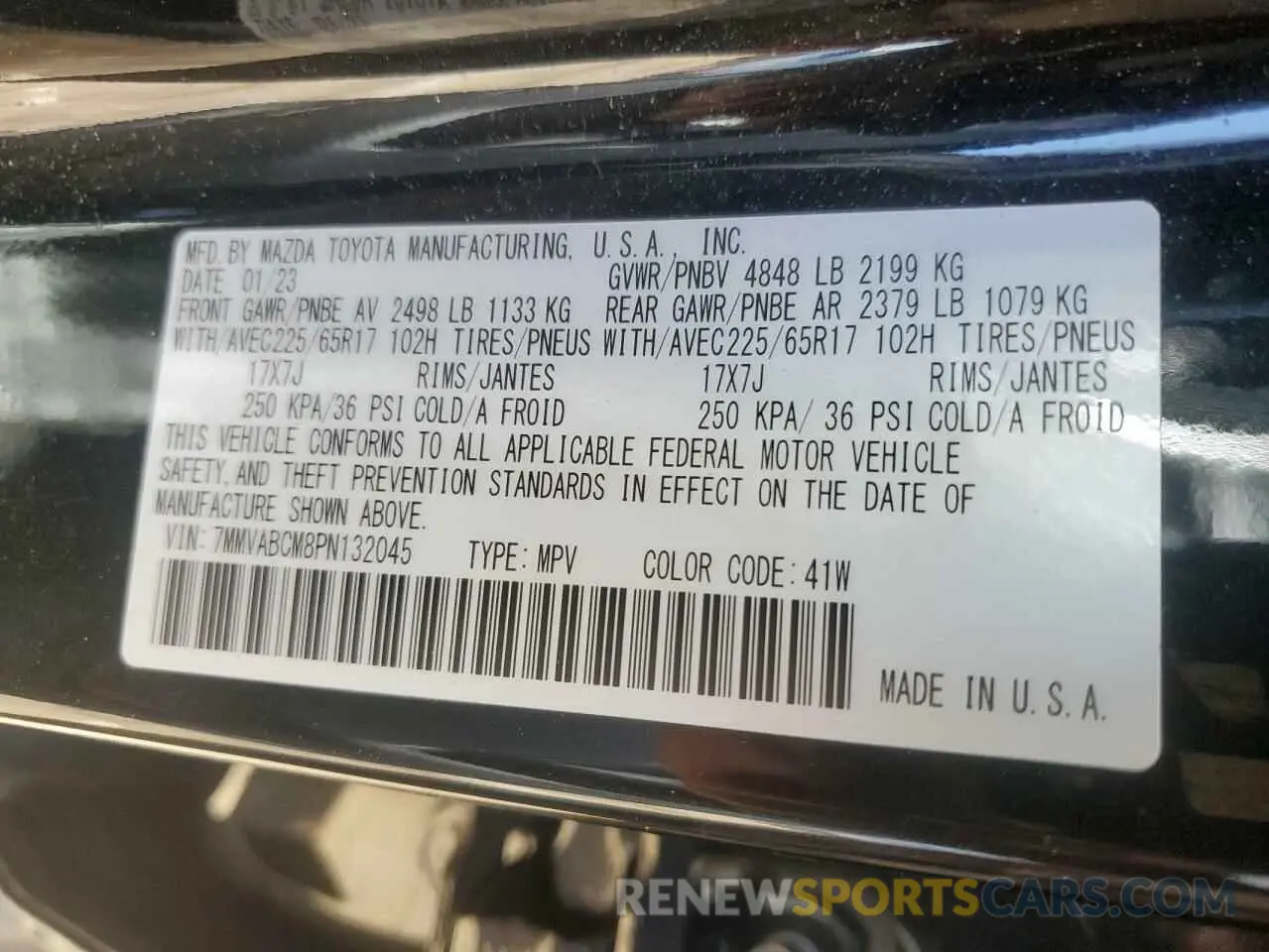 13 Photograph of a damaged car 7MMVABCM8PN132045 MAZDA CX-50 PREF 2023