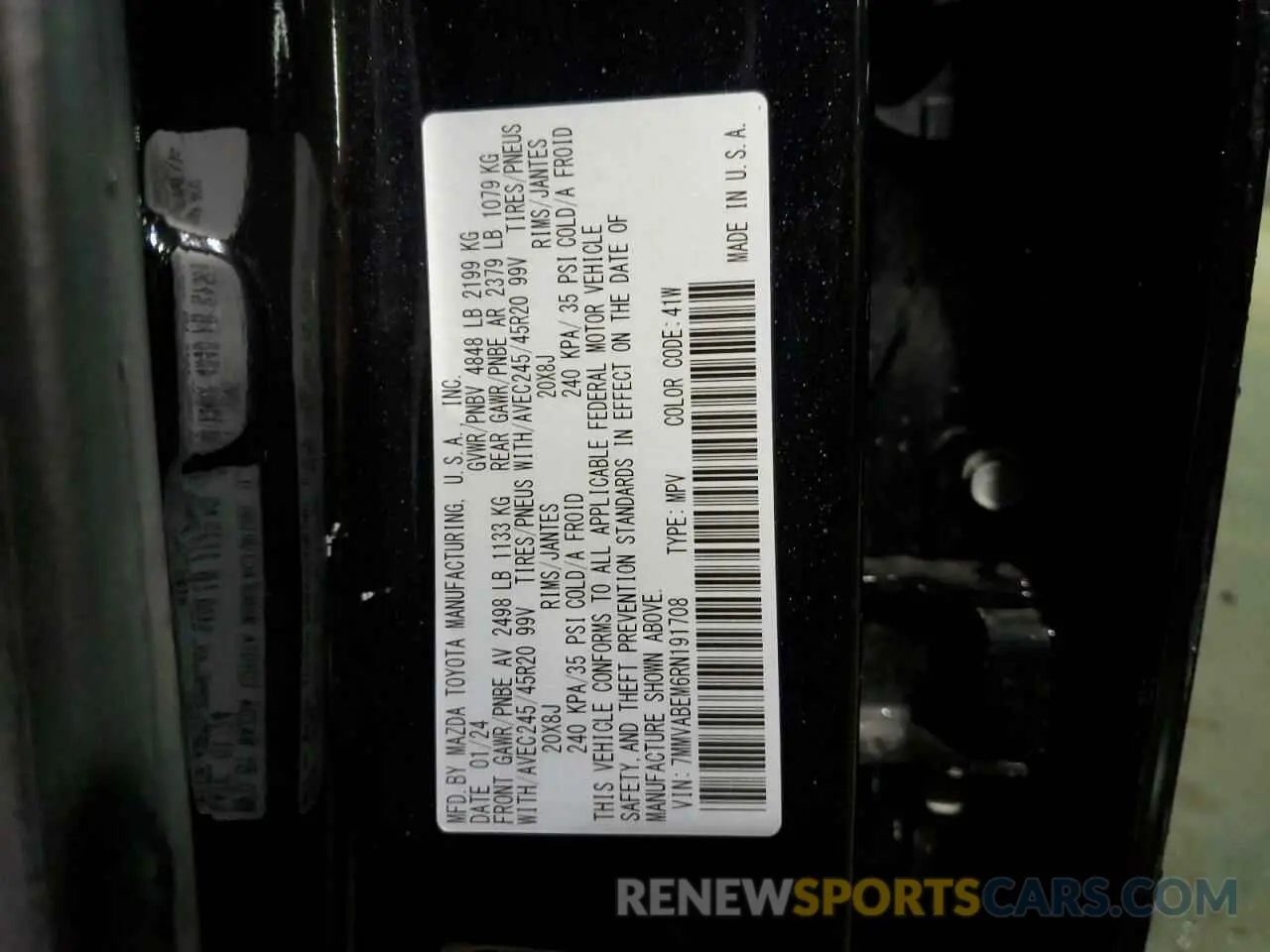 13 Фотография поврежденного автомобиля 7MMVABEM6RN191708 MAZDA CX-50 PREM 2024