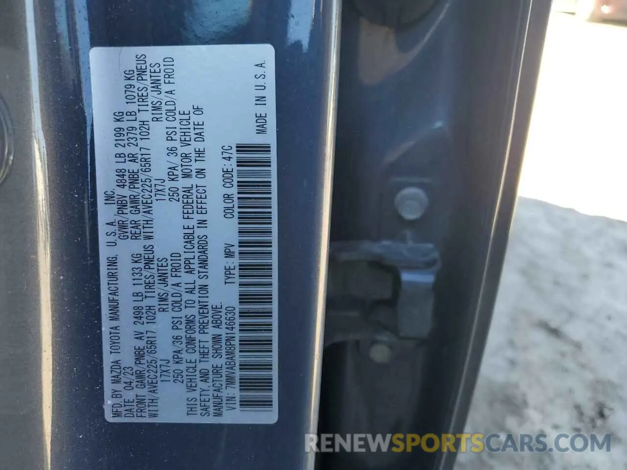 15 Photograph of a damaged car 7MMVABAM8PN146630 MAZDA CX-50 SELE 2023