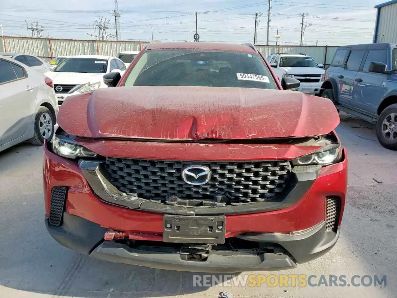 5 Фотография поврежденного автомобиля 7MMVABAM7RN194459 MAZDA CX-50 SELE 2024
