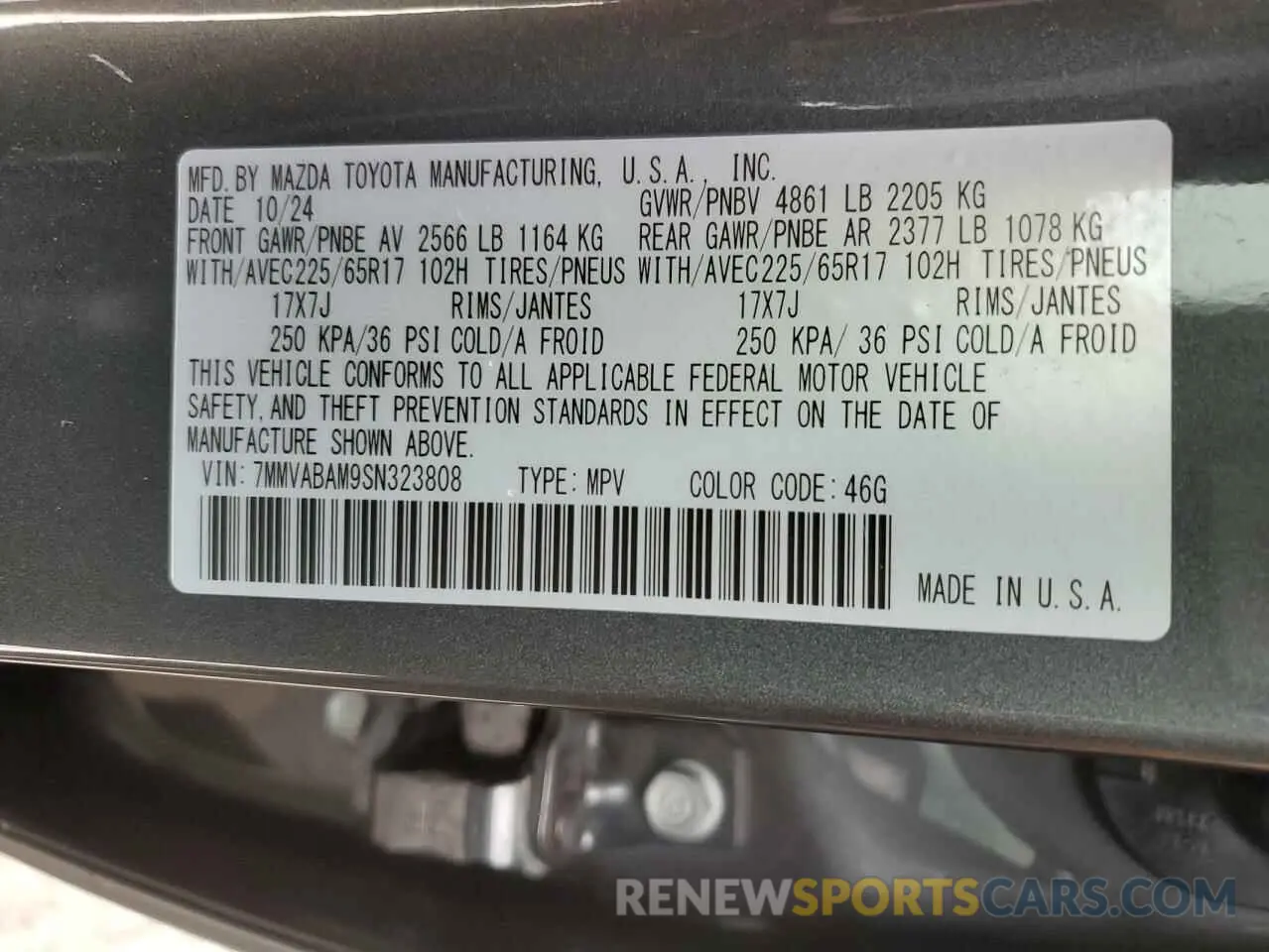 16 Фотография поврежденного автомобиля 7MMVABAM9SN323808 MAZDA CX-50 SELE 2025