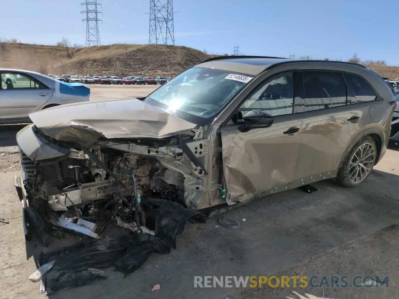 1 Фотография поврежденного автомобиля JM3KJDHAXS1100444 MAZDA CX-70 PREM 2025