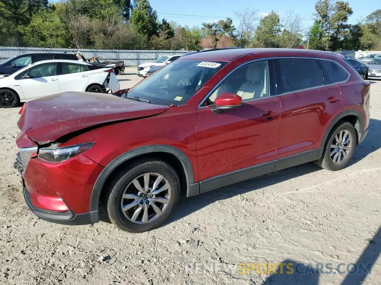 1 Photograph of a damaged car JM3TCACY0K0300398 MAZDA CX-9 2019